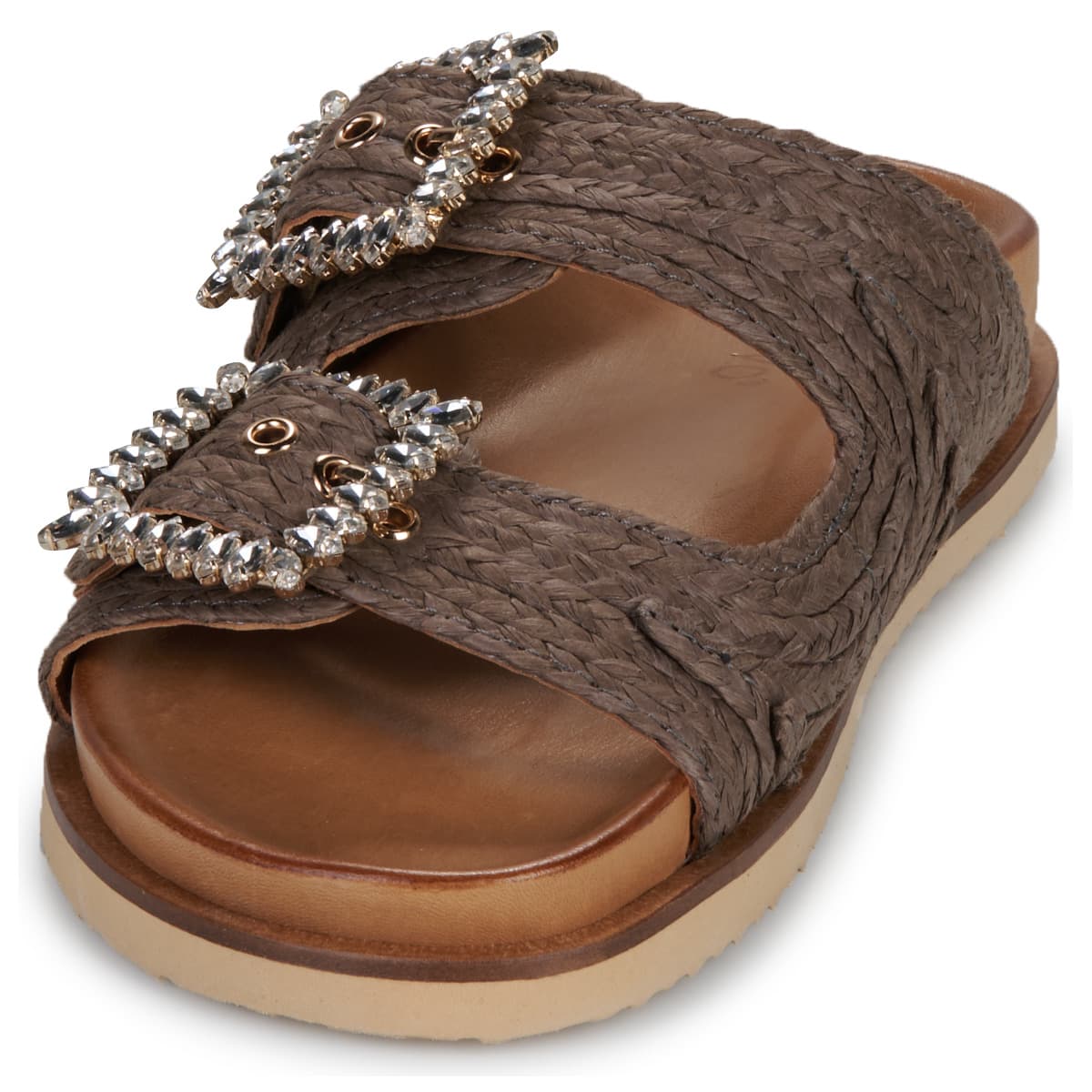 Women's Mules Inuovo Khaki