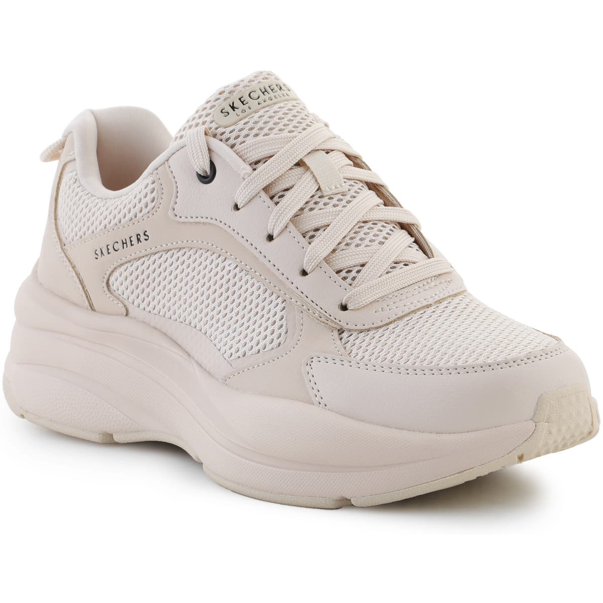 Women's Tennis Shoes Skechers Beige