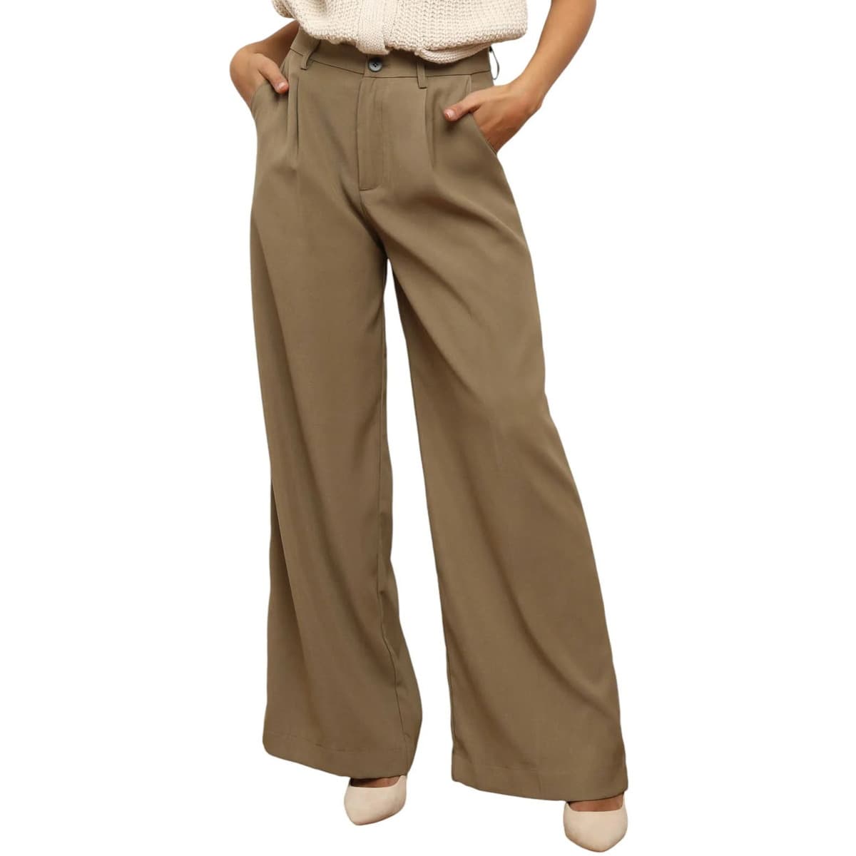 Women's Pants La Modeuse Beige