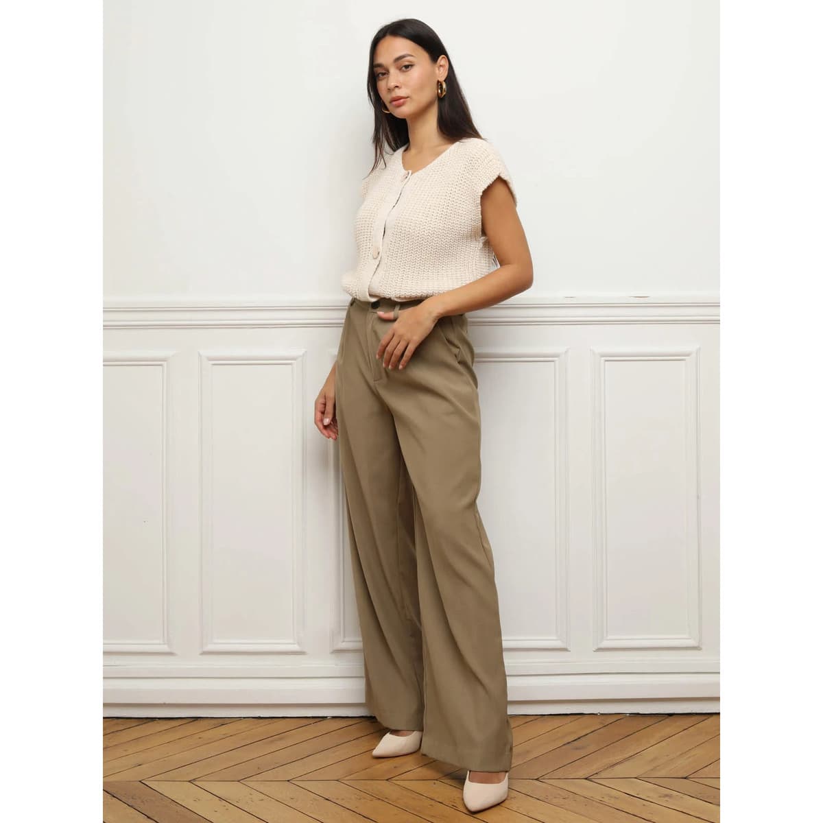 Women's Pants La Modeuse Beige