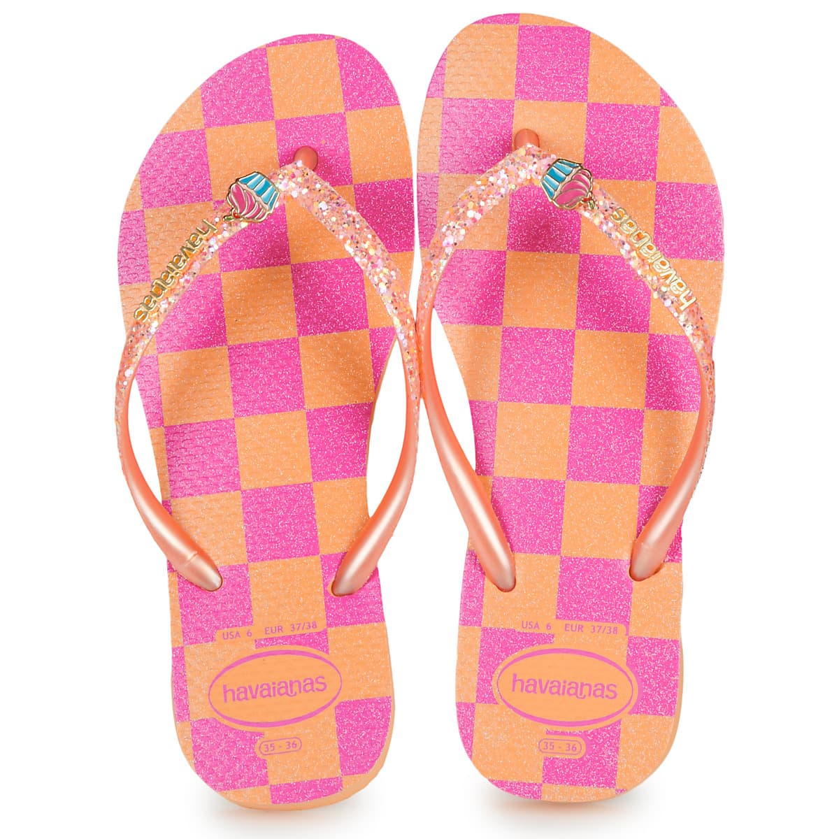 Girls' Flip Flops Havaianas Orange