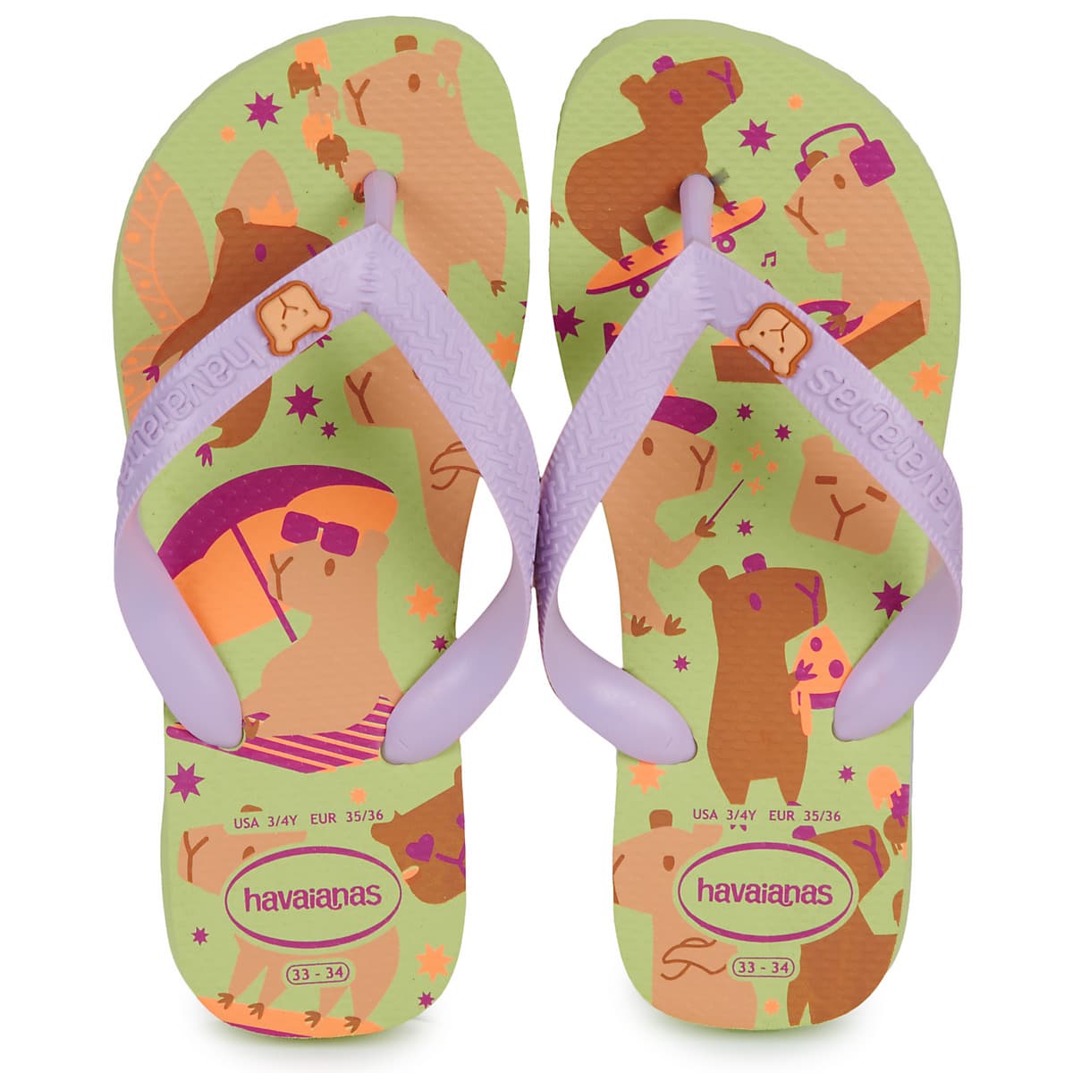 Girls' Flip Flops Havaianas Multicolor