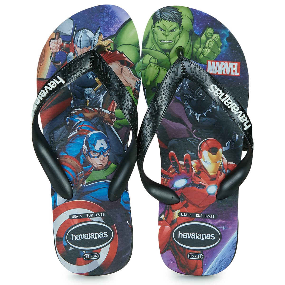 Boys' Flip Flops Havaianas Black