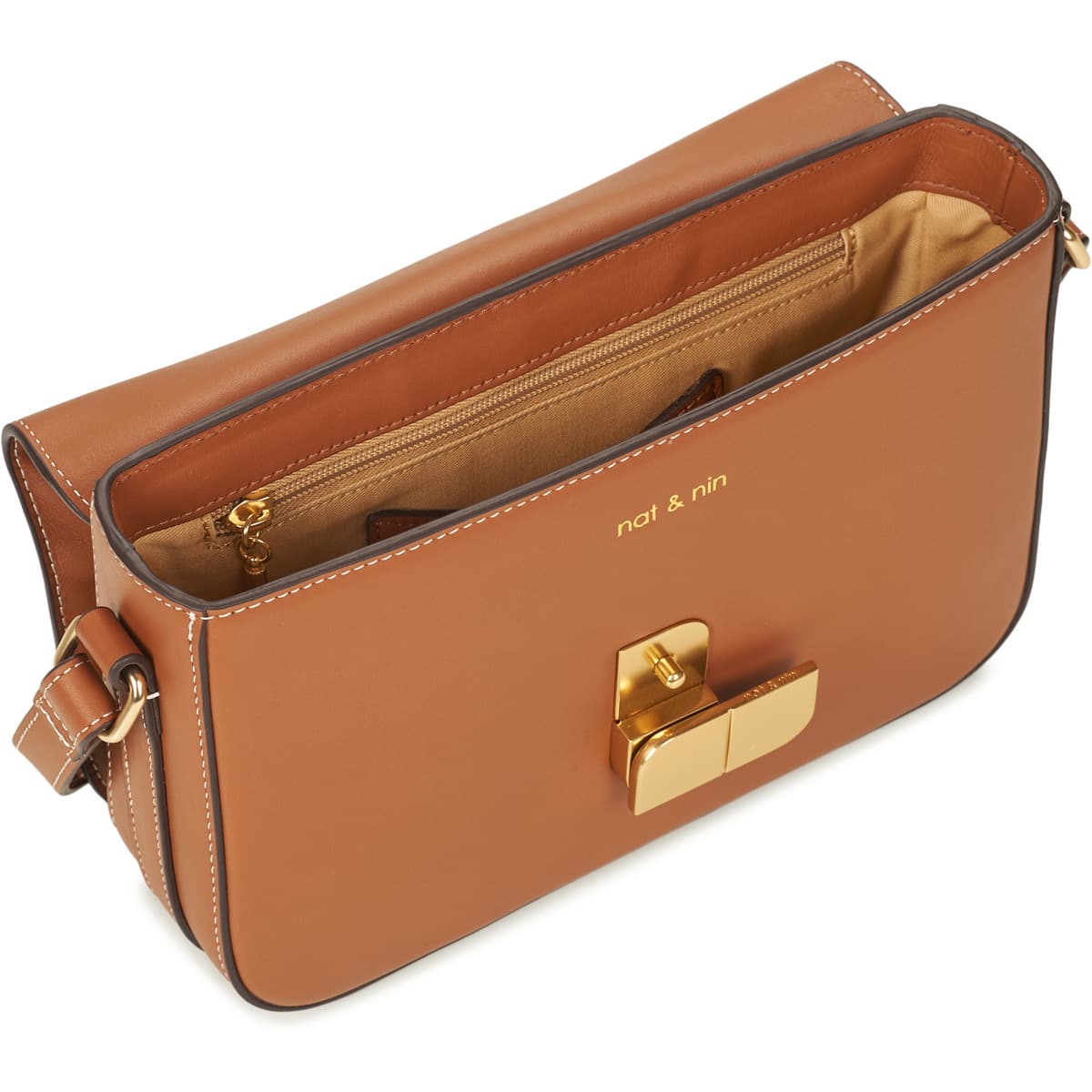 Women's Shoulder Bags Nat et Nin Brown