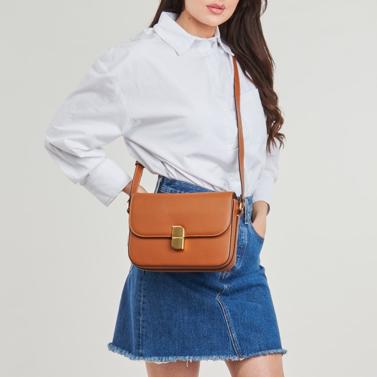 Women's Shoulder Bags Nat et Nin Brown