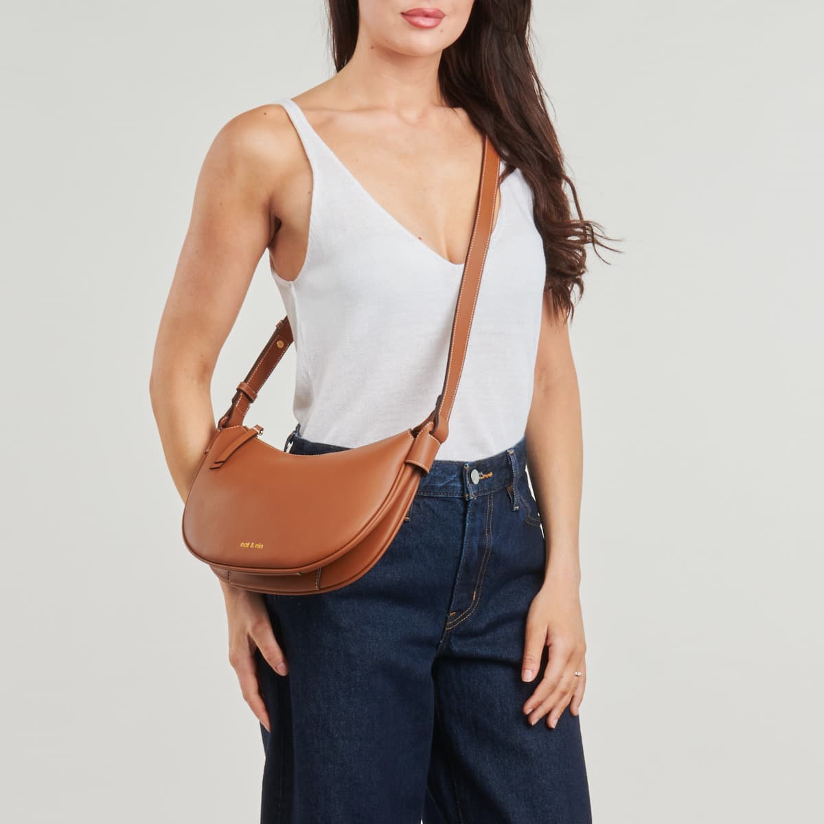 Women's Shoulder Bags Nat et Nin Brown