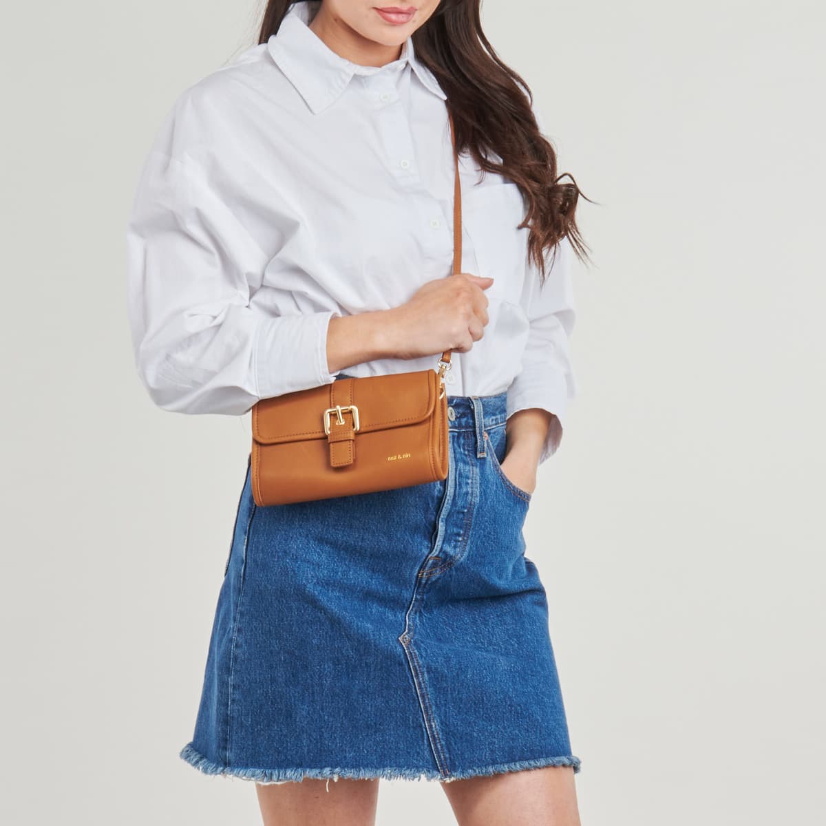 Women's Shoulder Bags Nat et Nin Brown