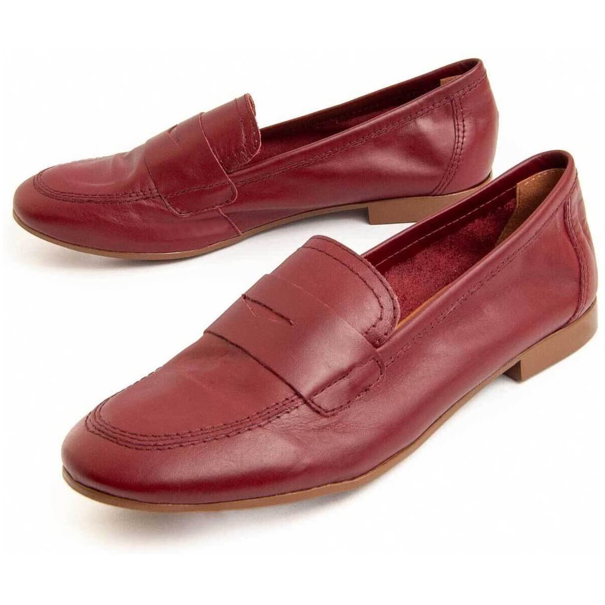 Women's Loafers Purapiel Red