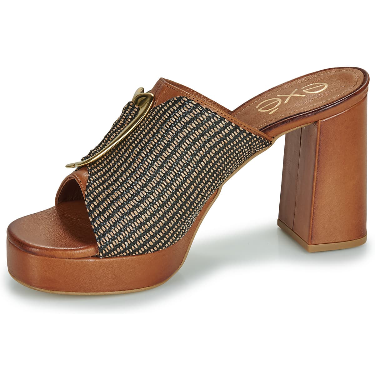 Women's Mules Exé Shoes Brown