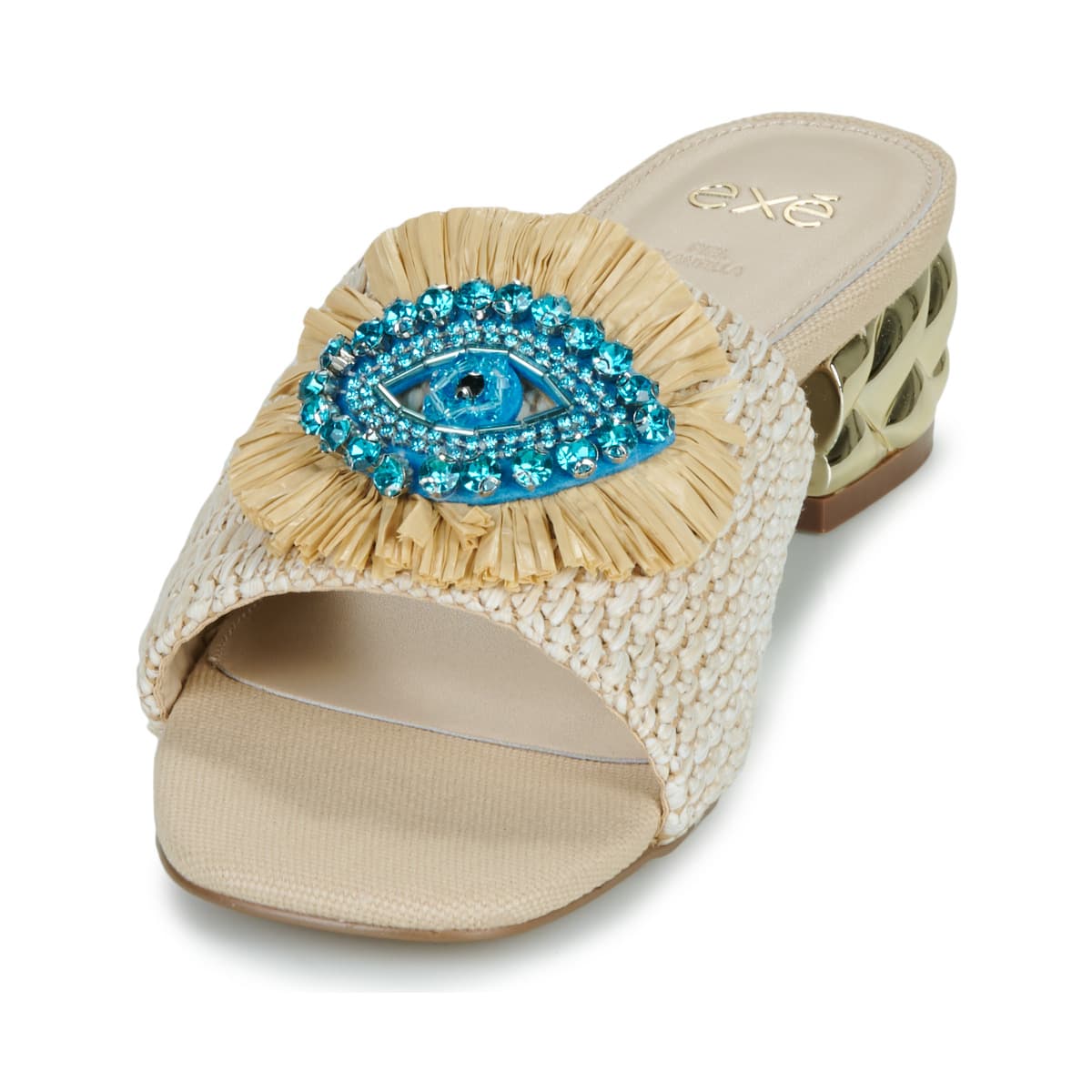 Women's Mules Exé Shoes Beige