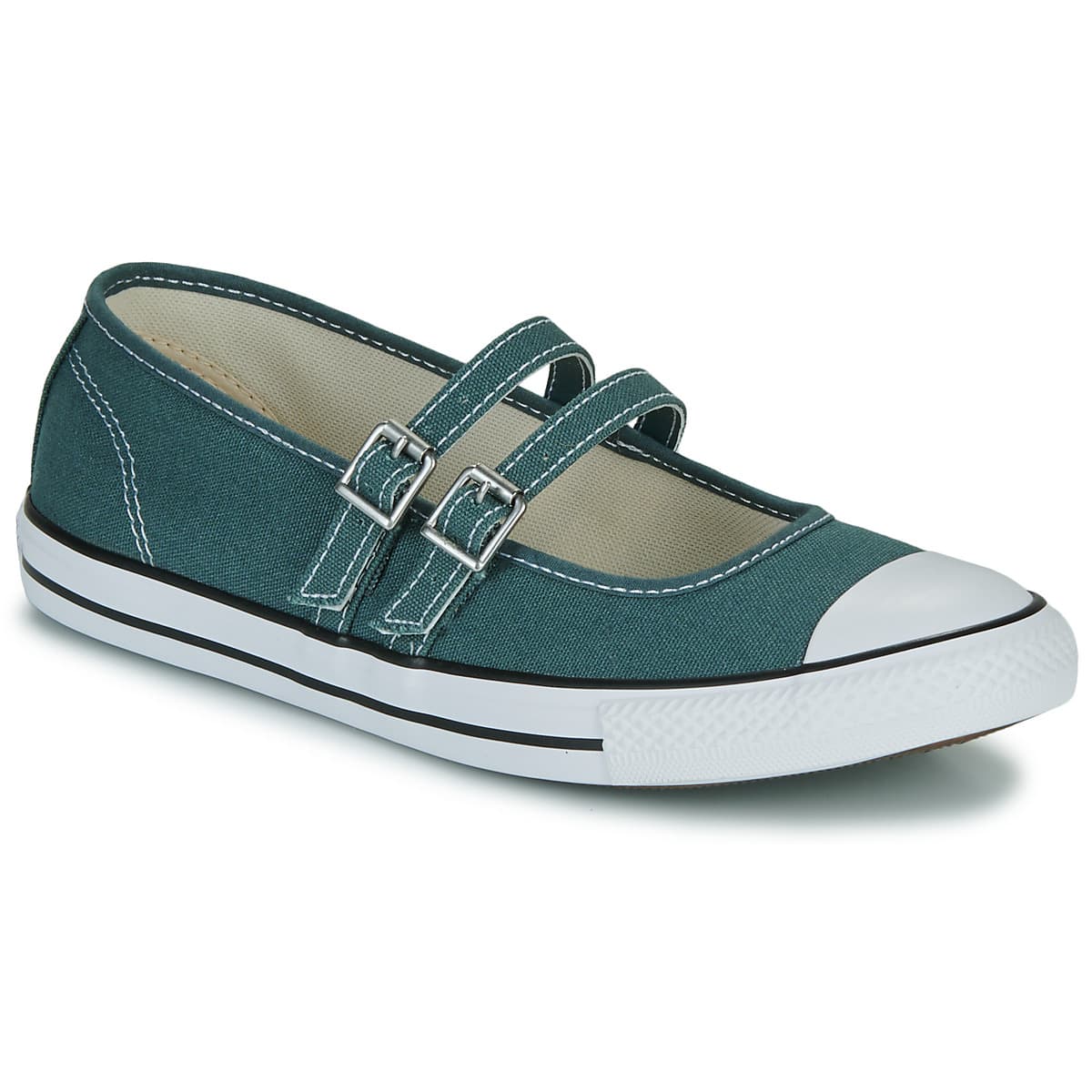 Women's Ballet Flats Converse Green