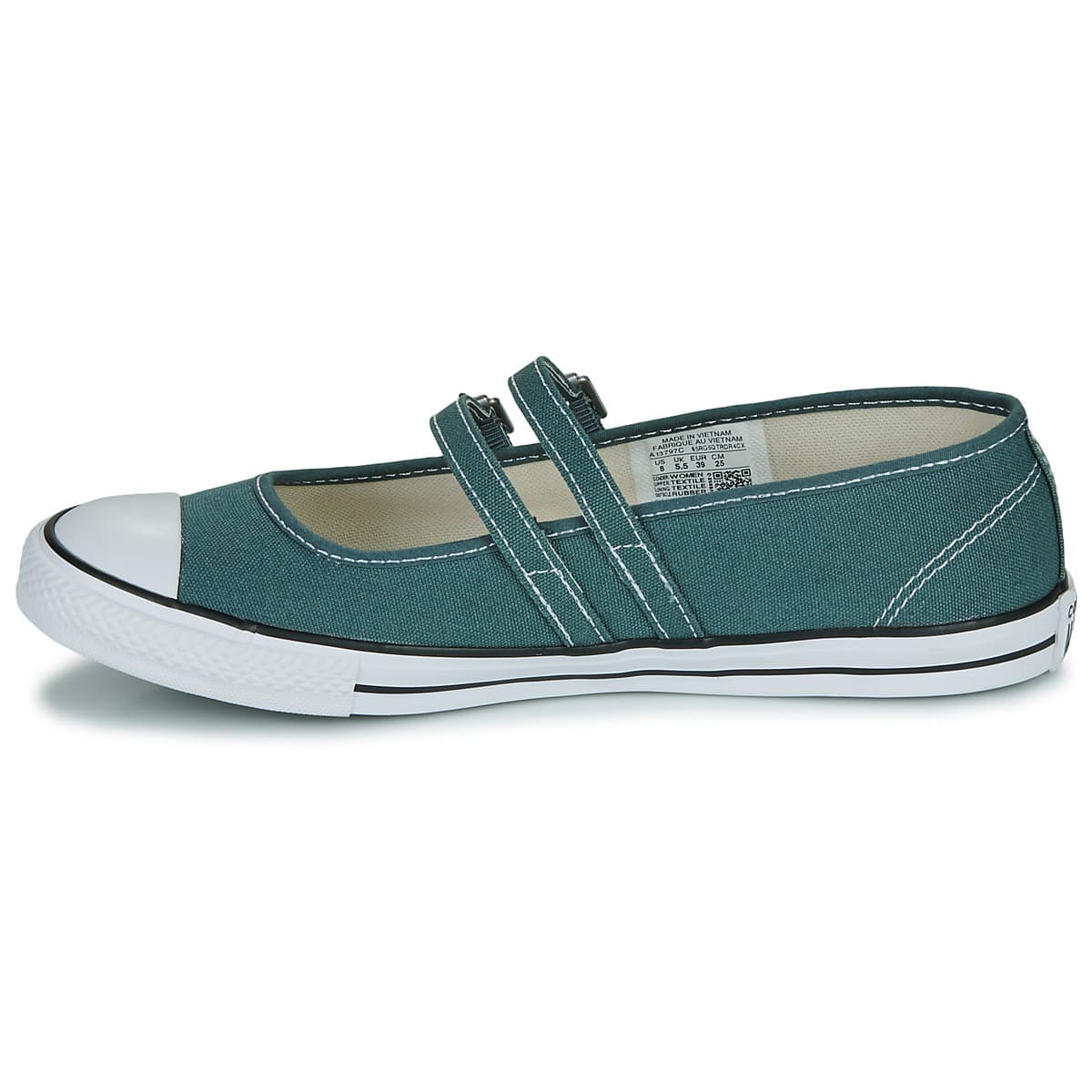 Women's Ballet Flats Converse Green