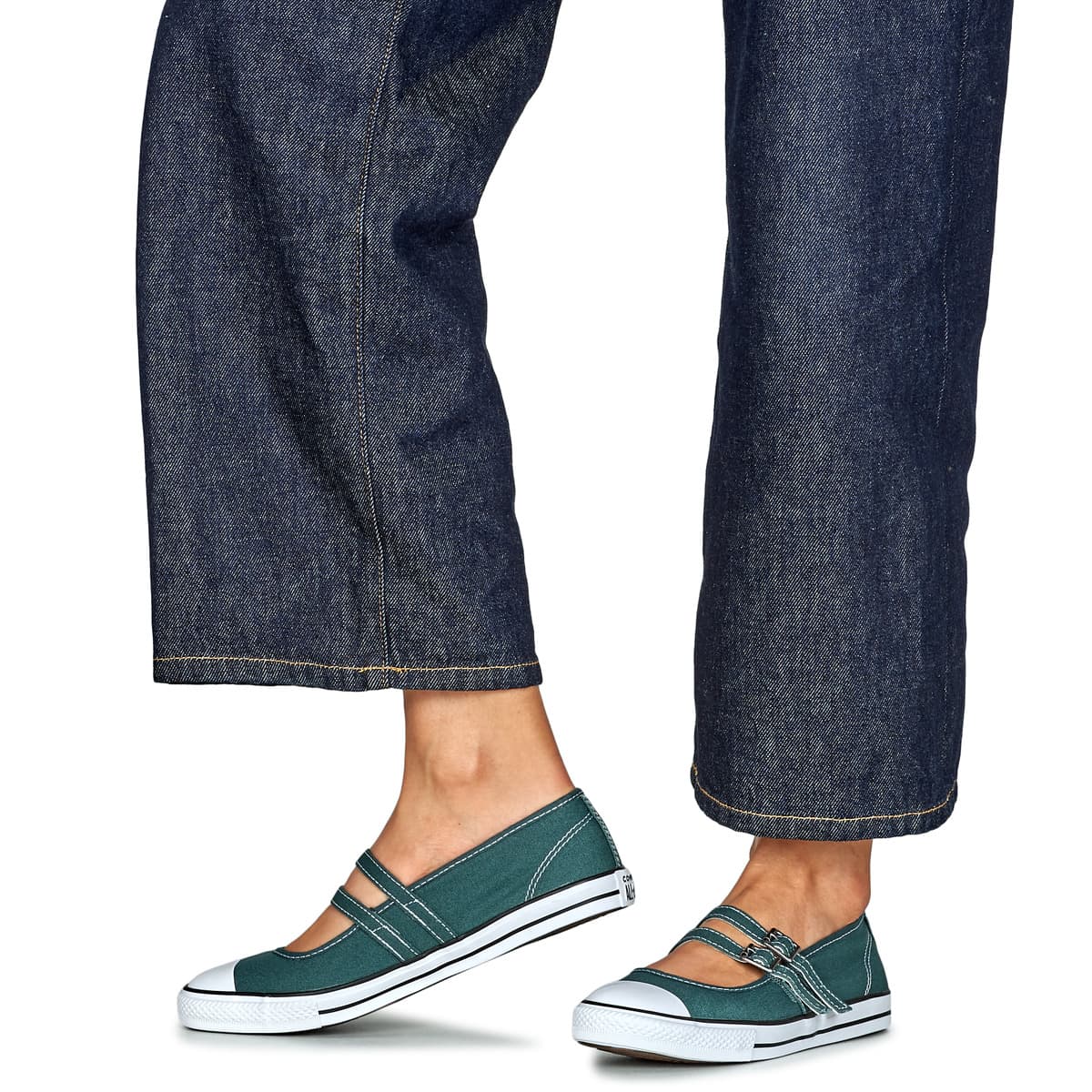 Women's Ballet Flats Converse Green