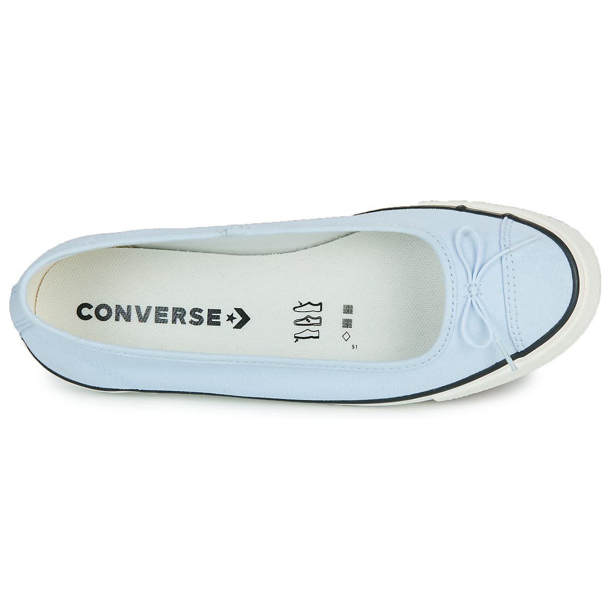 Women's Ballet Flats Converse Blue
