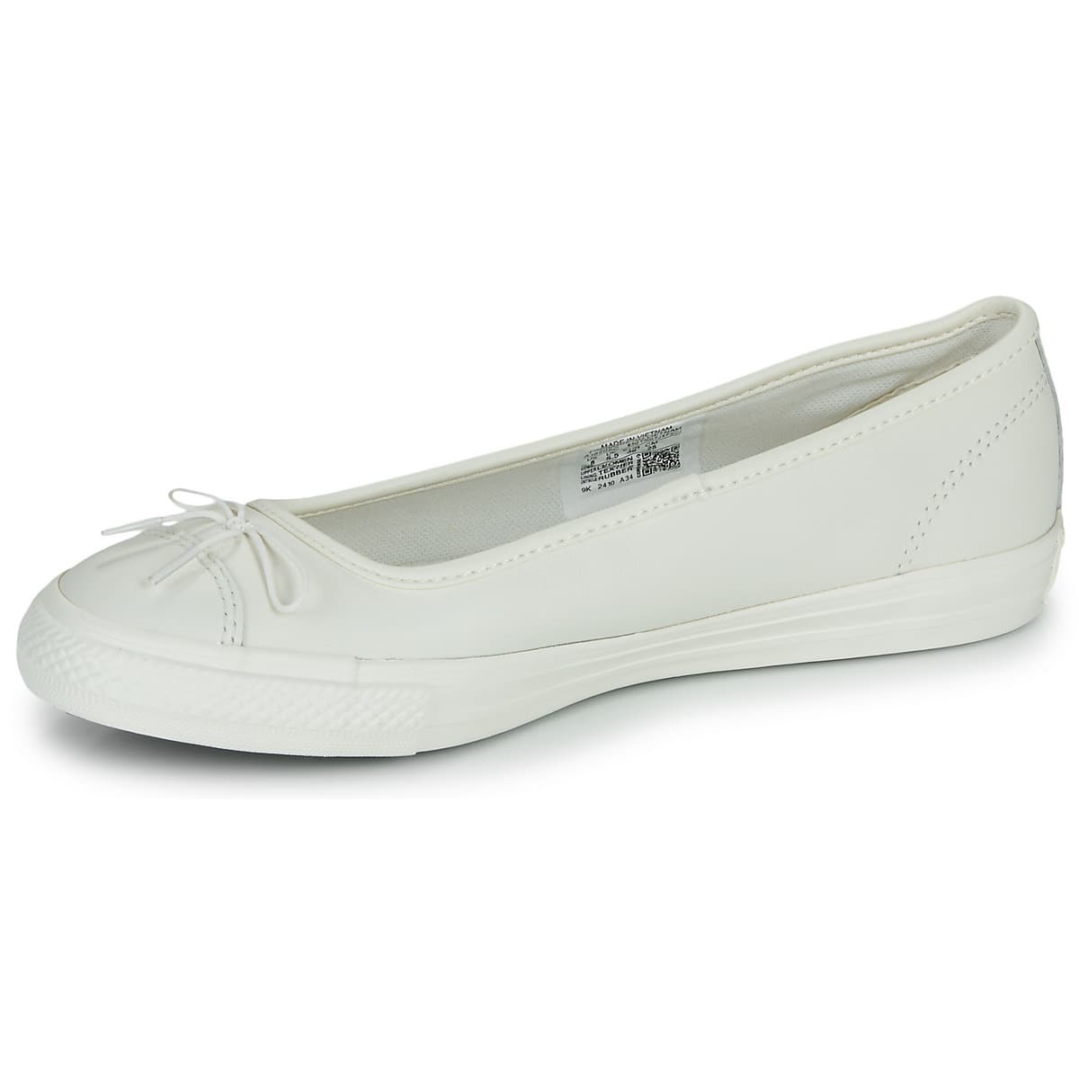 Women's Ballet Flats Converse White