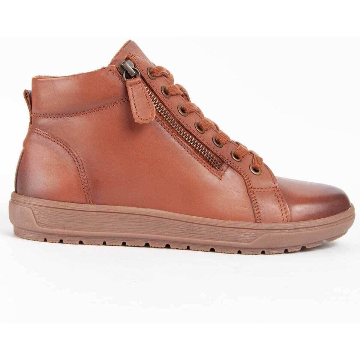 Women's Ankle Boots Purapiel Brown