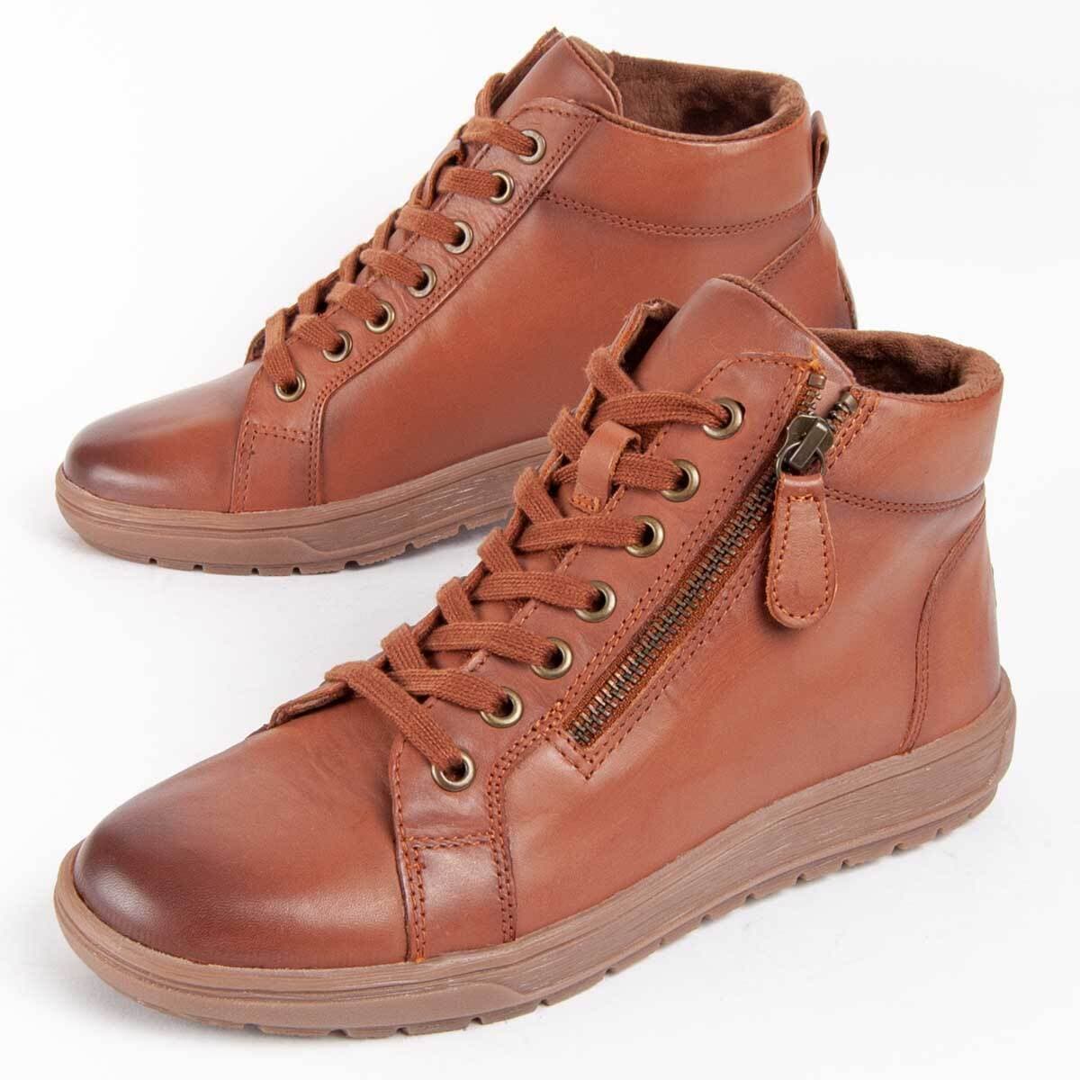 Women's Ankle Boots Purapiel Brown