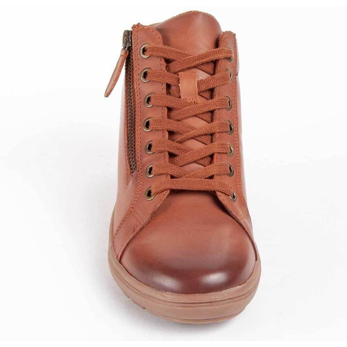 Women's Ankle Boots Purapiel Brown