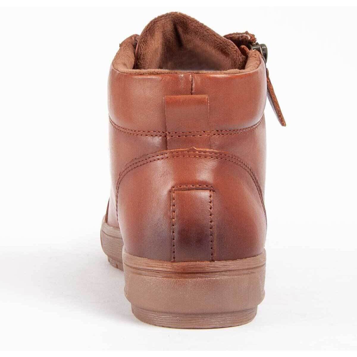 Women's Ankle Boots Purapiel Brown