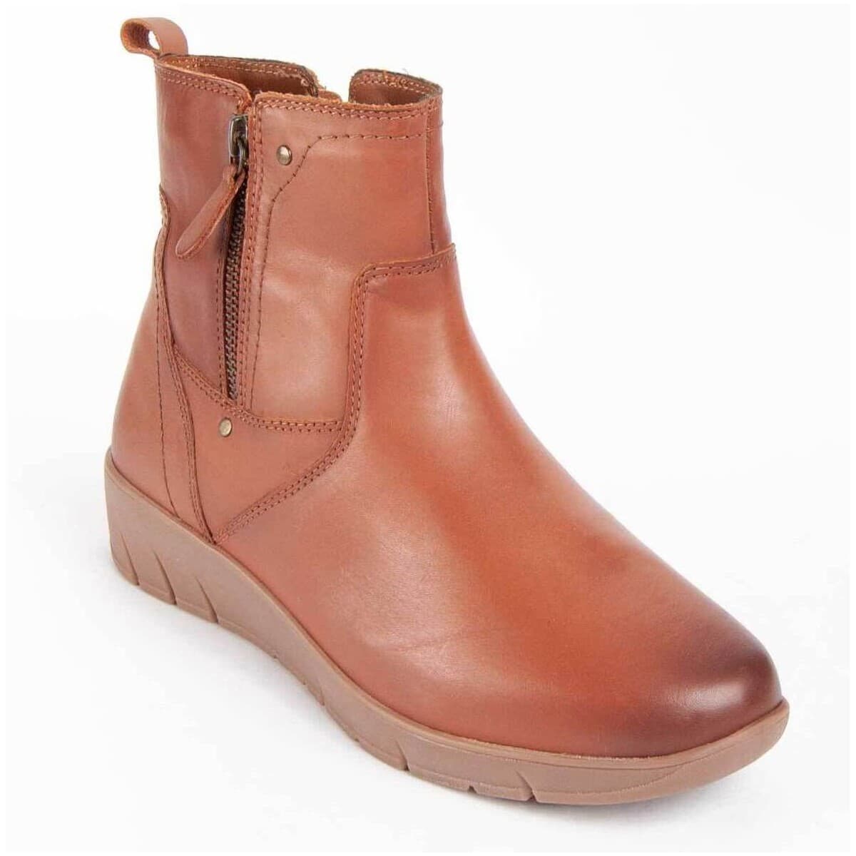 Women's Ankle Boots Purapiel Brown