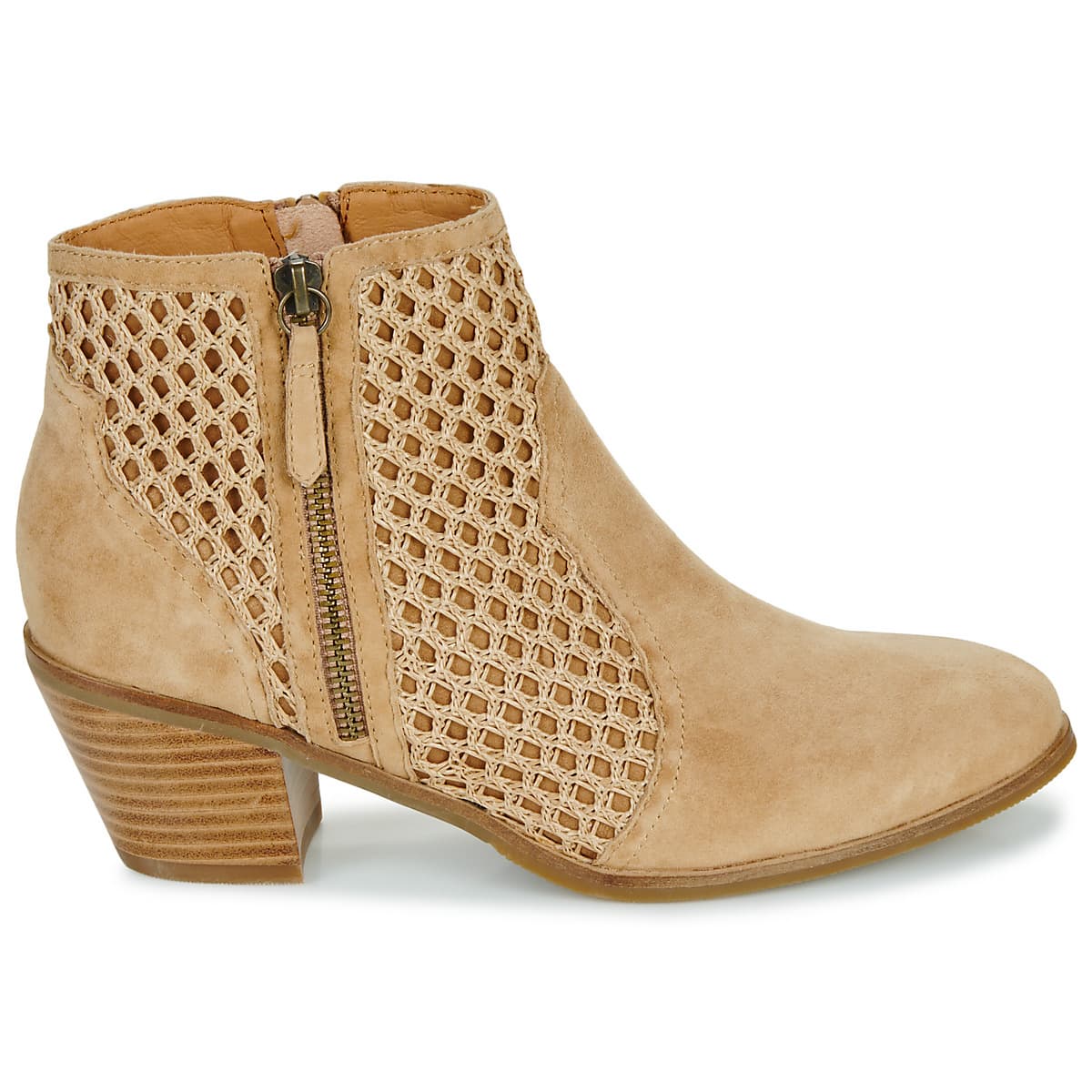 Women's Ankle Boots Mam'Zelle Brown