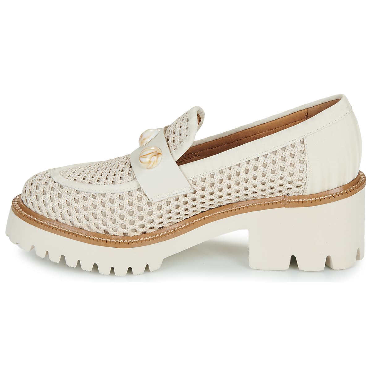 Women's Loafers Mam'Zelle White
