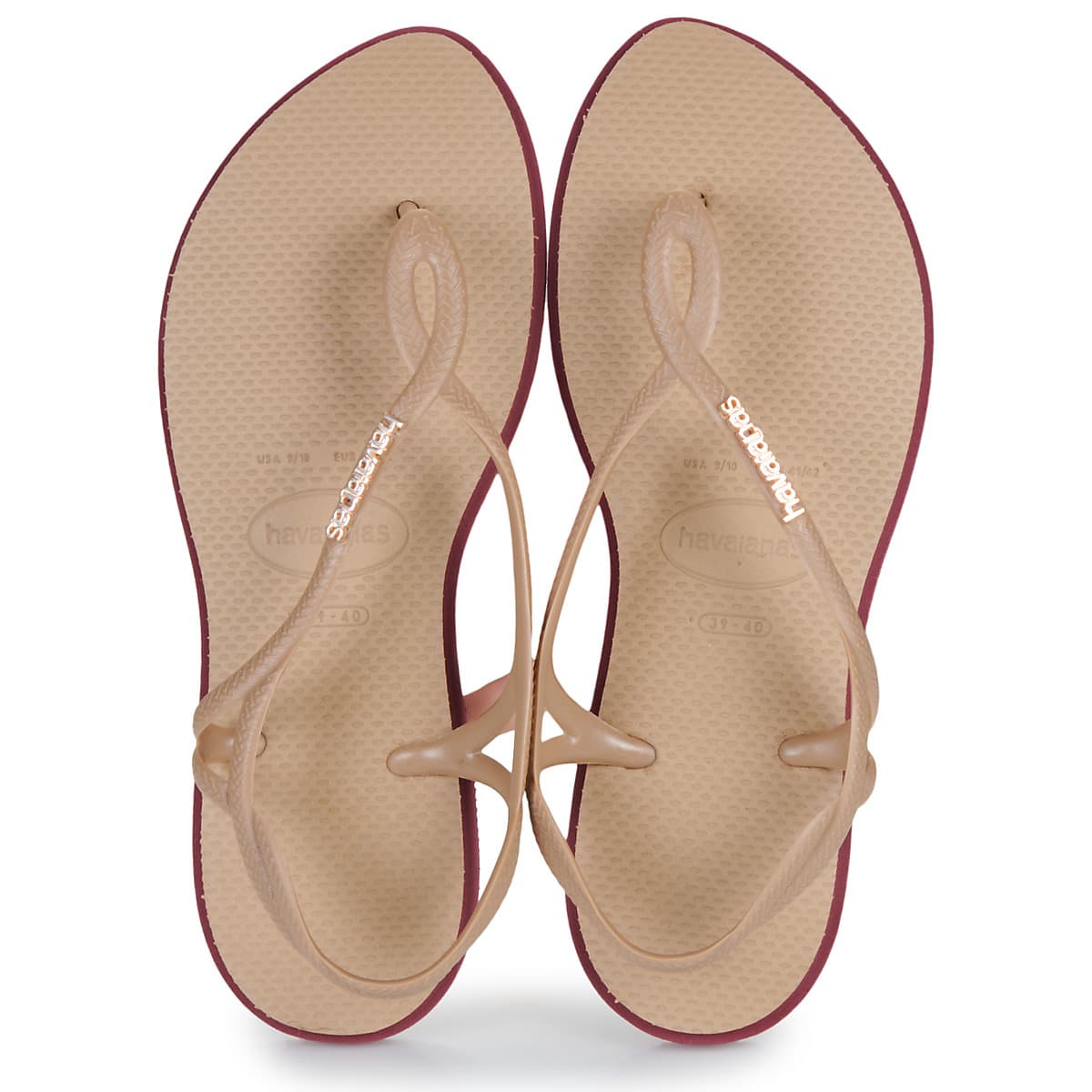Women's Sandals Havaianas Beige