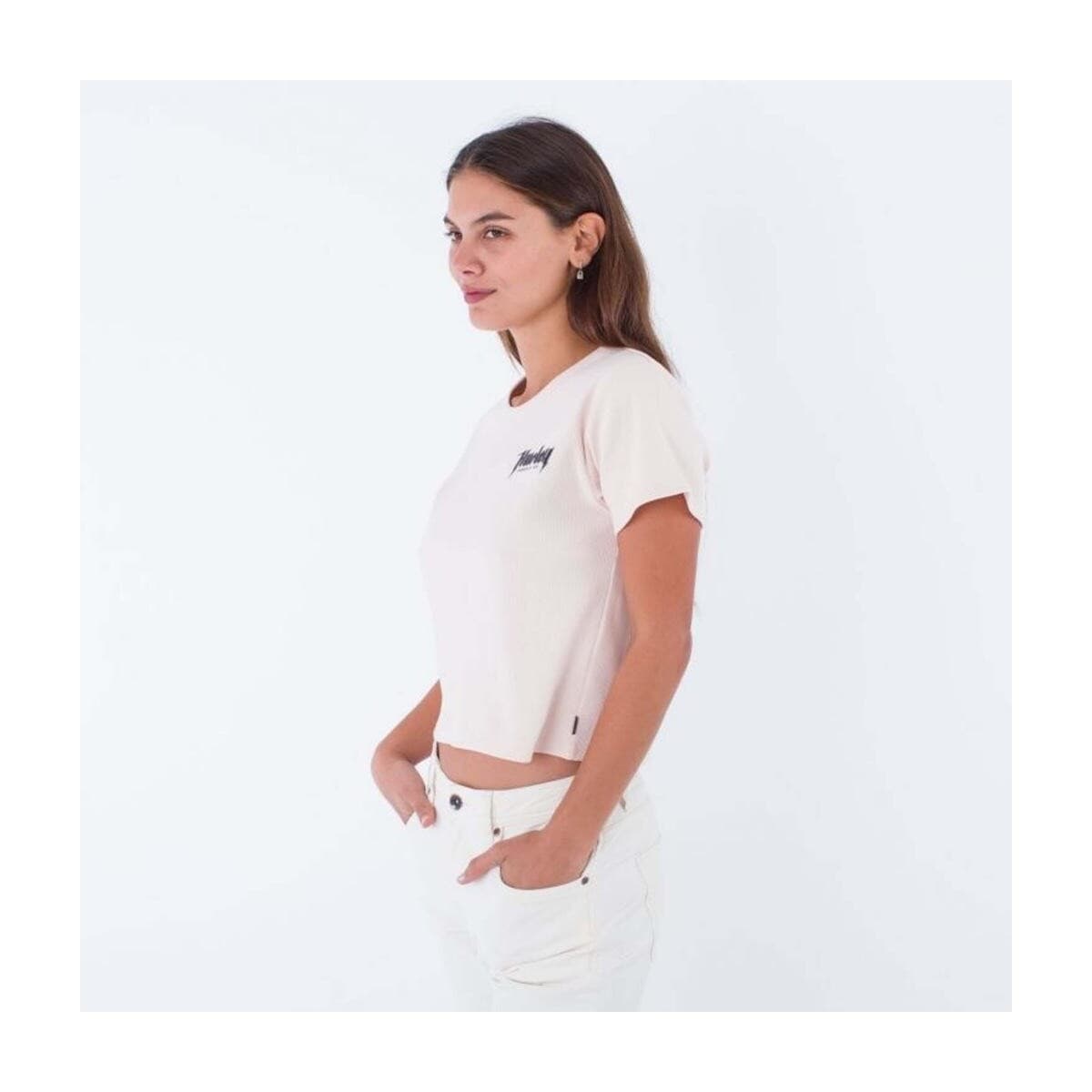 Women's T-Shirts Hurley Pink