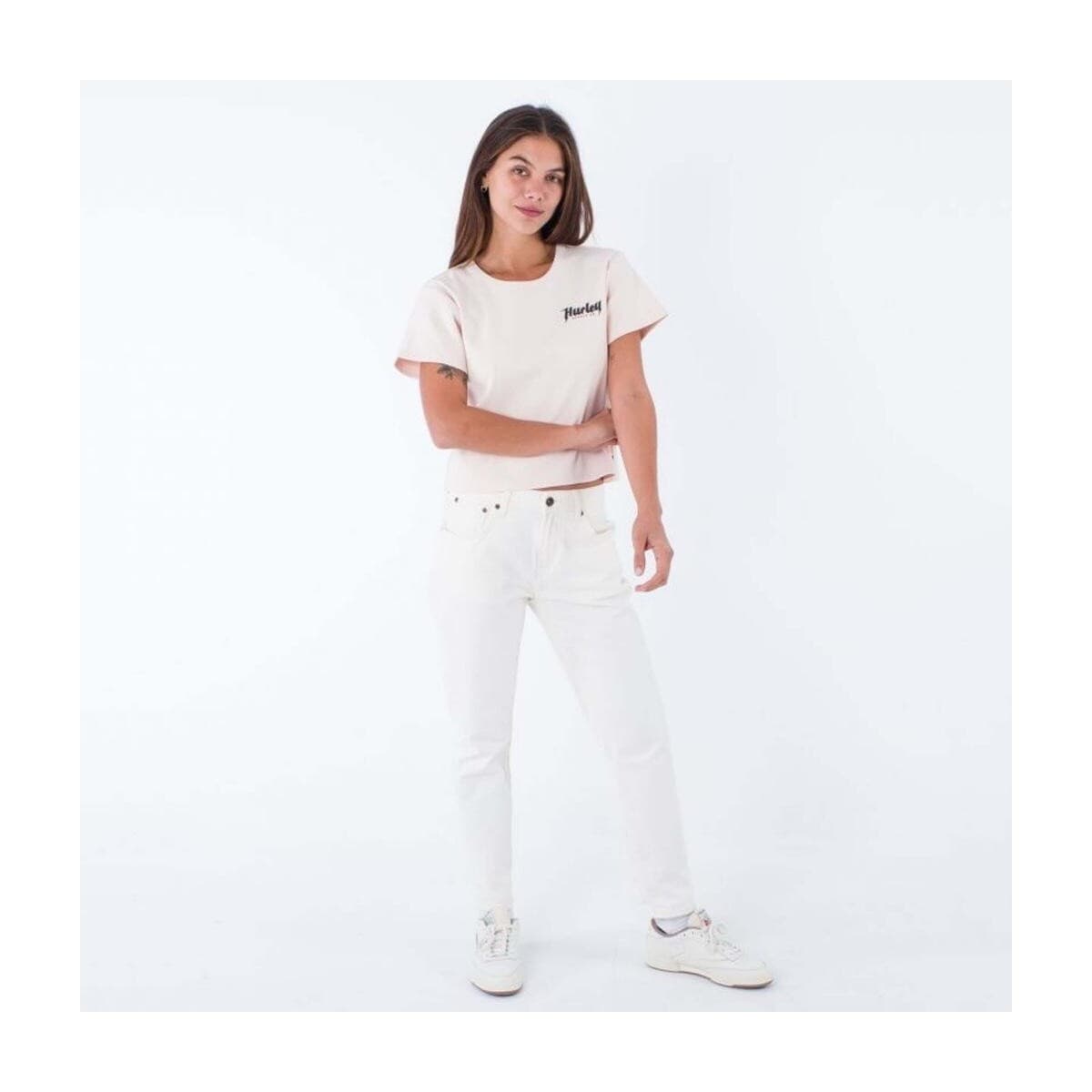 Women's T-Shirts Hurley Pink