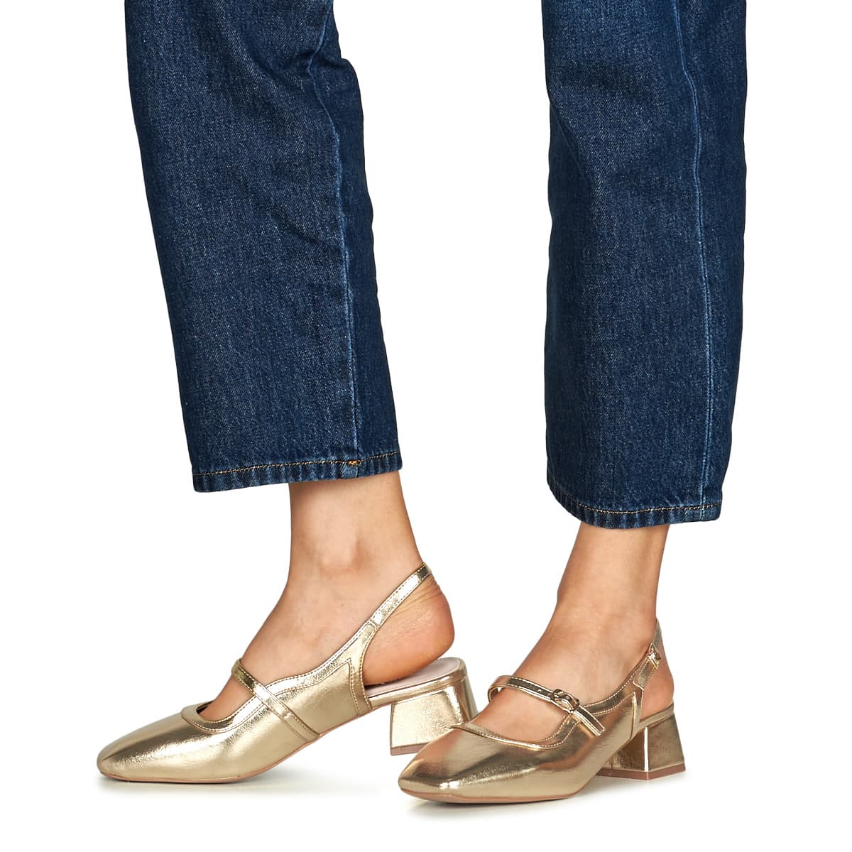 Women's Ballet Flats Vanessa Wu Gold