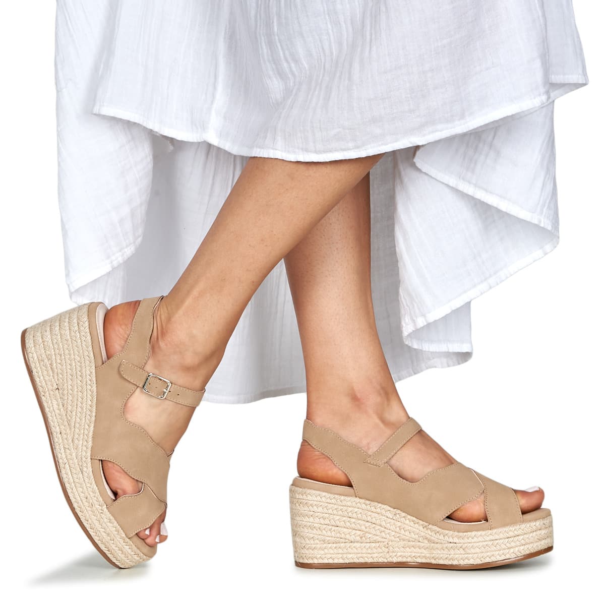 Women's Platforms Vanessa Wu Beige