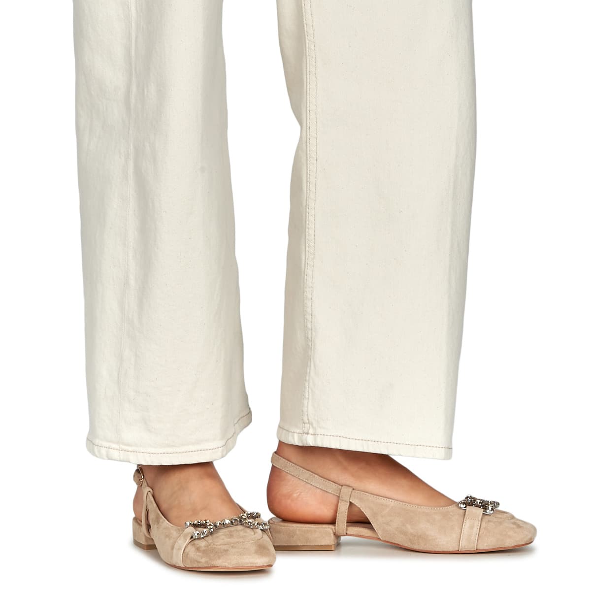 Women's Ballet Flats ALMA EN PENA Beige