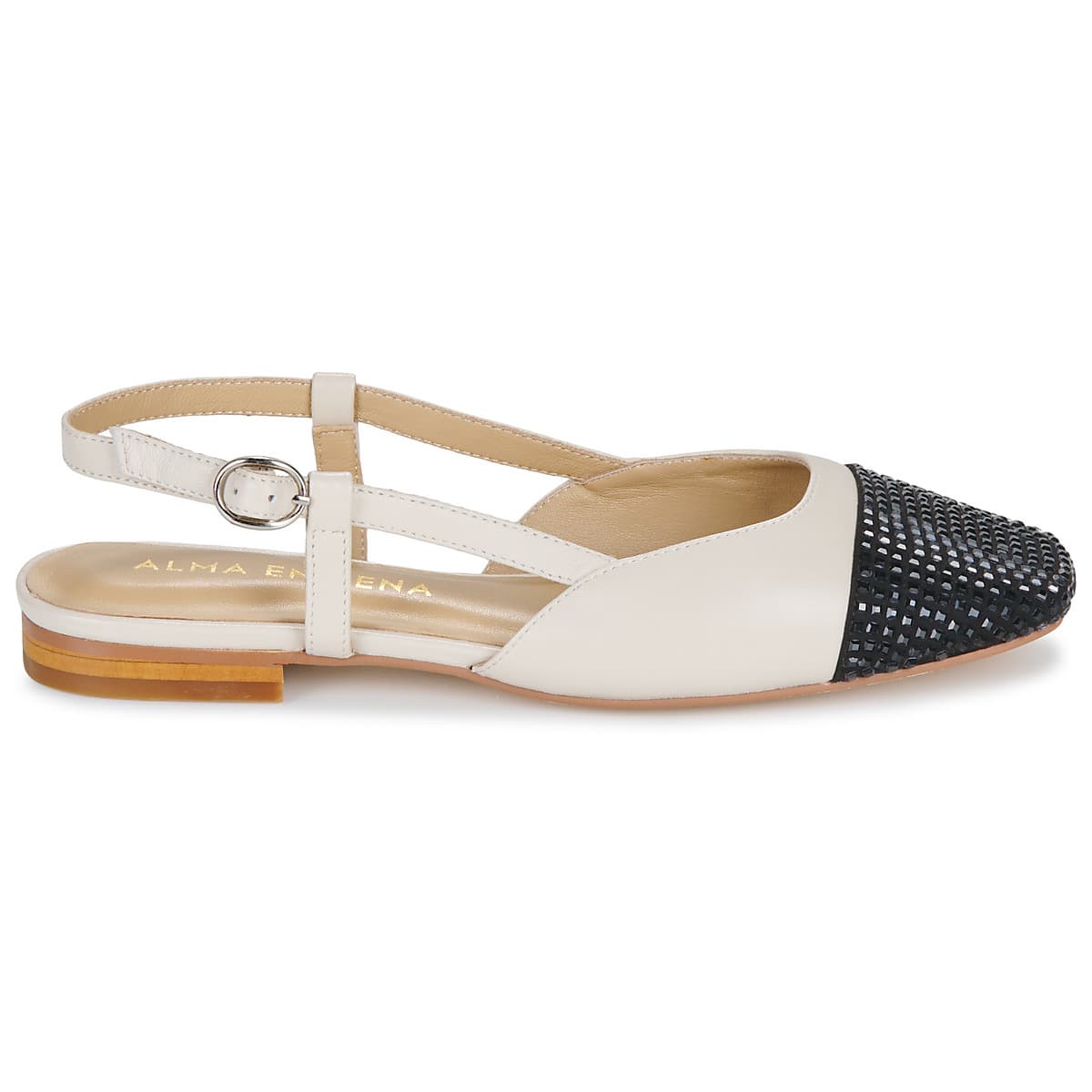 Women's Ballet Flats ALMA EN PENA White