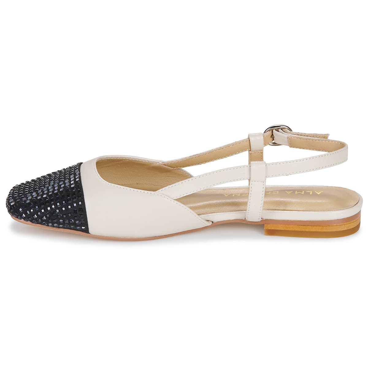 Women's Ballet Flats ALMA EN PENA White