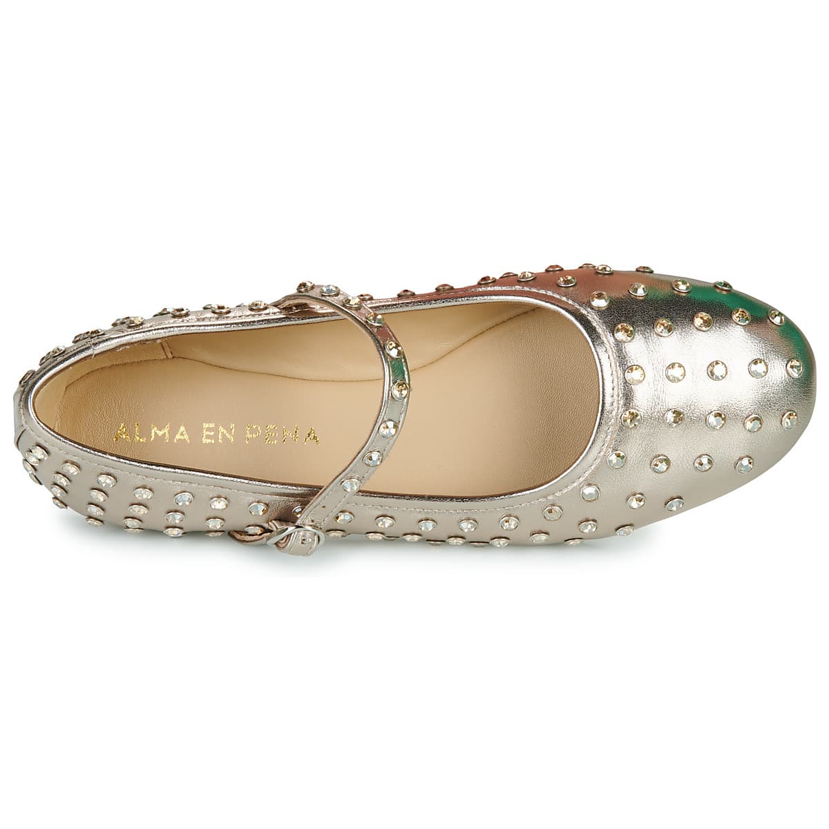 Women's Ballet Flats ALMA EN PENA Gold