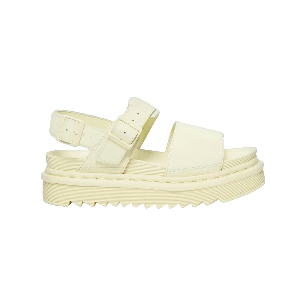 Women's Platforms Dr. Martens White