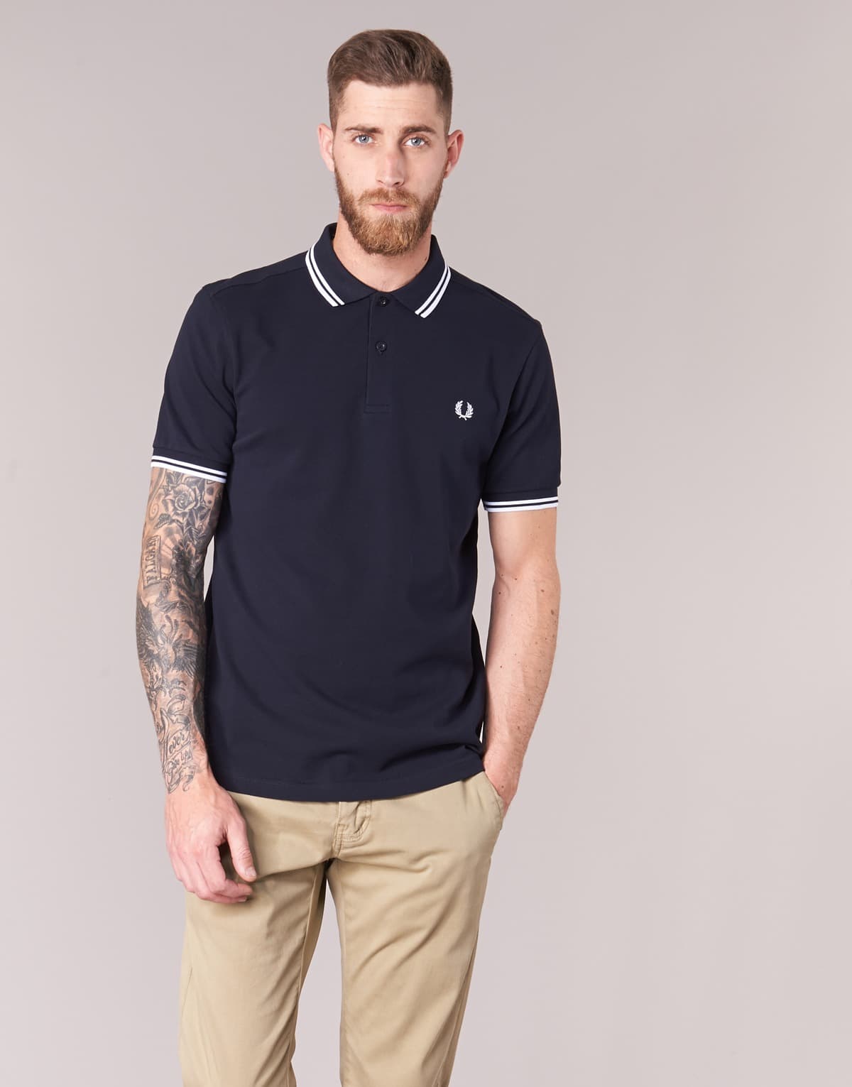 Men's Polo Shirts Fred Perry Blue
