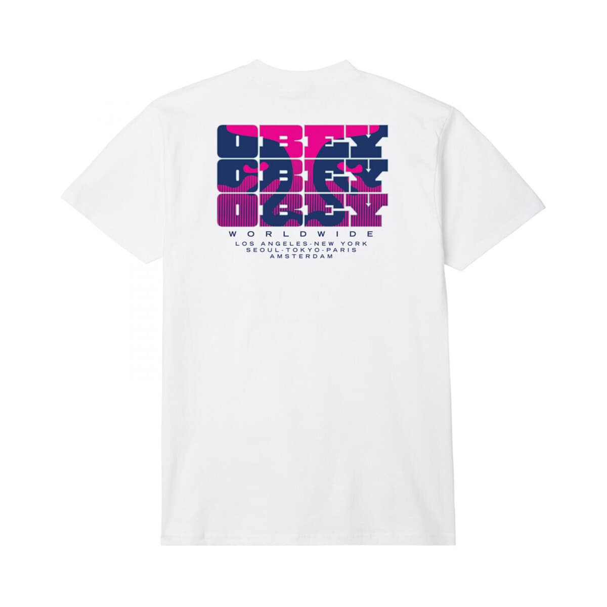 Men's T-Shirts Obey White