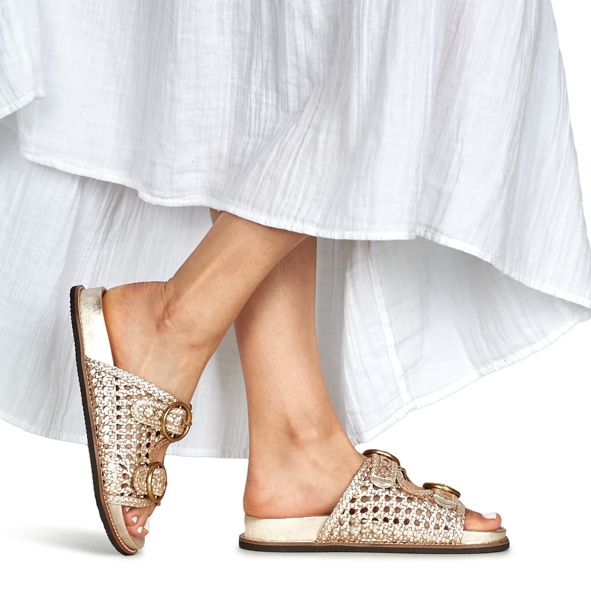 Women's Sandals L'Atelier Tropézien Gold