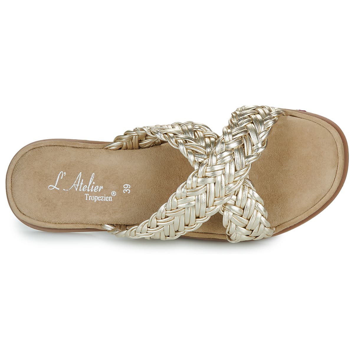 Women's Mules L'Atelier Tropézien Gold