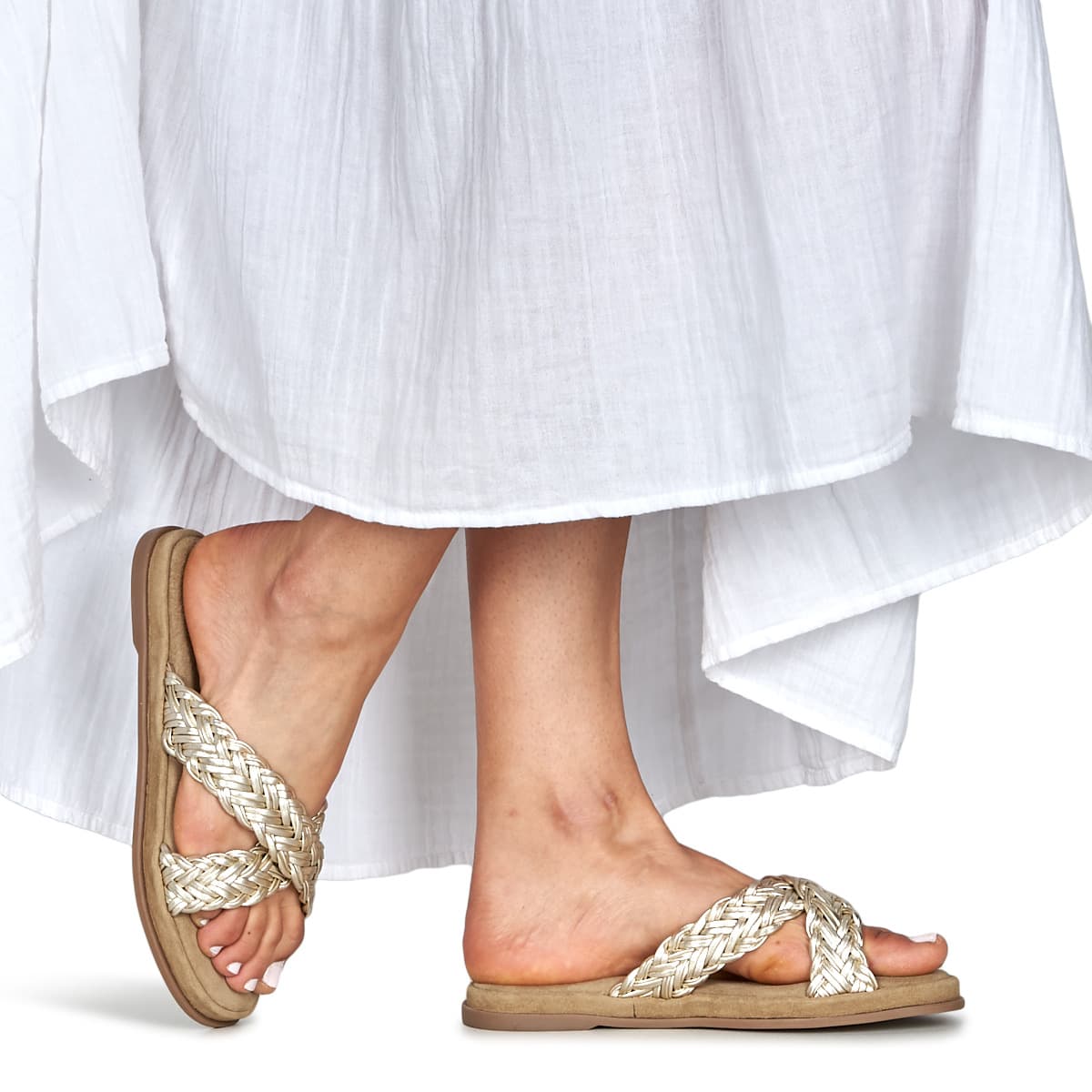 Women's Mules L'Atelier Tropézien Gold