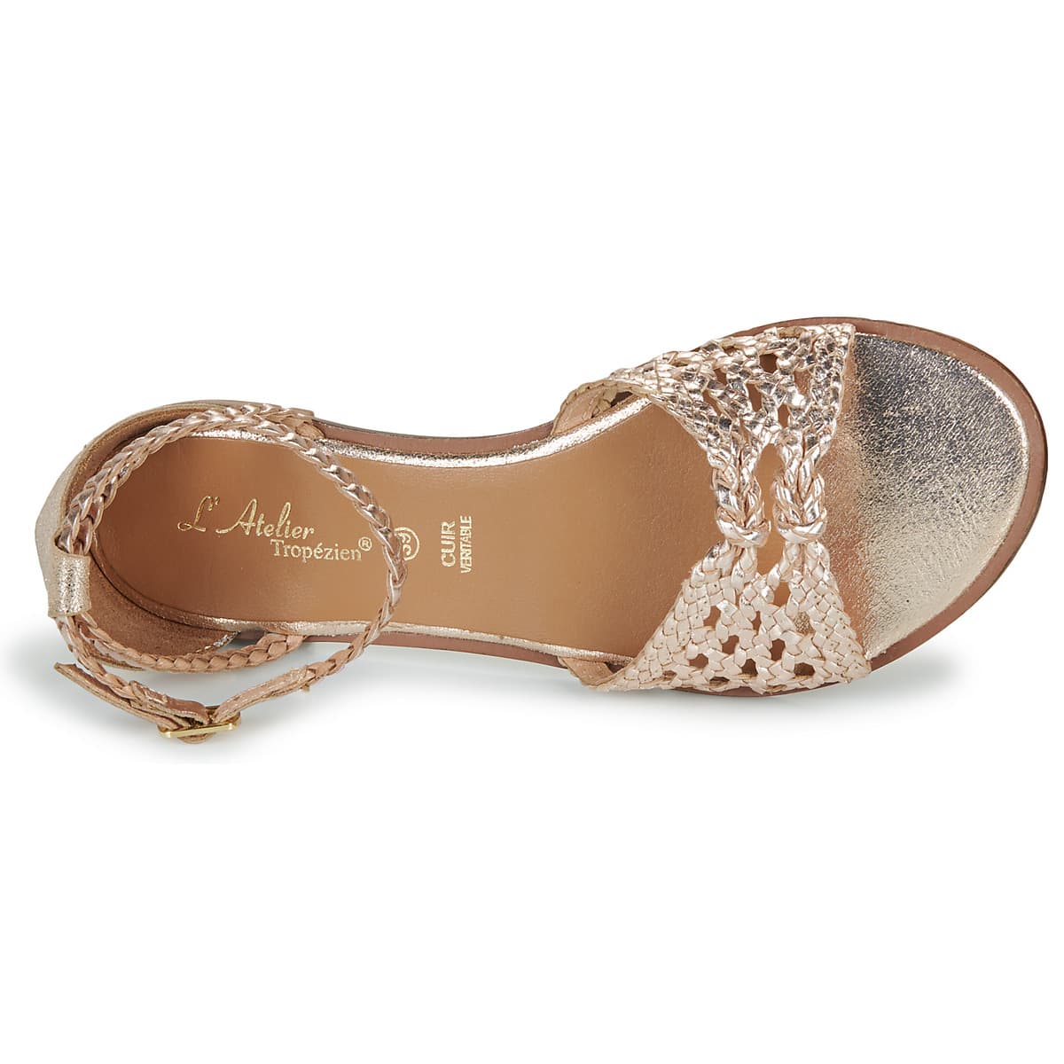 Women's Sandals L'Atelier Tropézien Gold