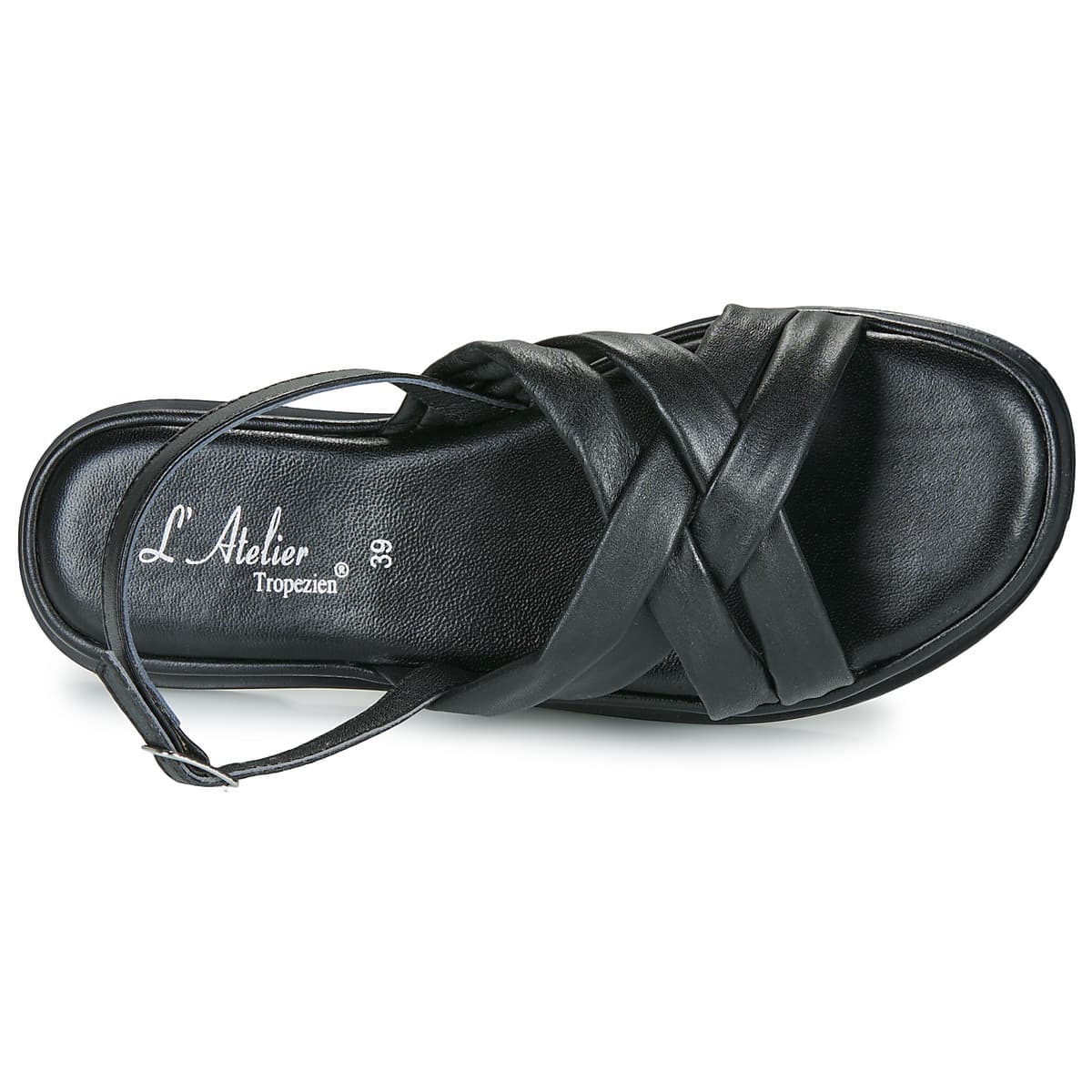Women's Sandals L'Atelier Tropézien Black