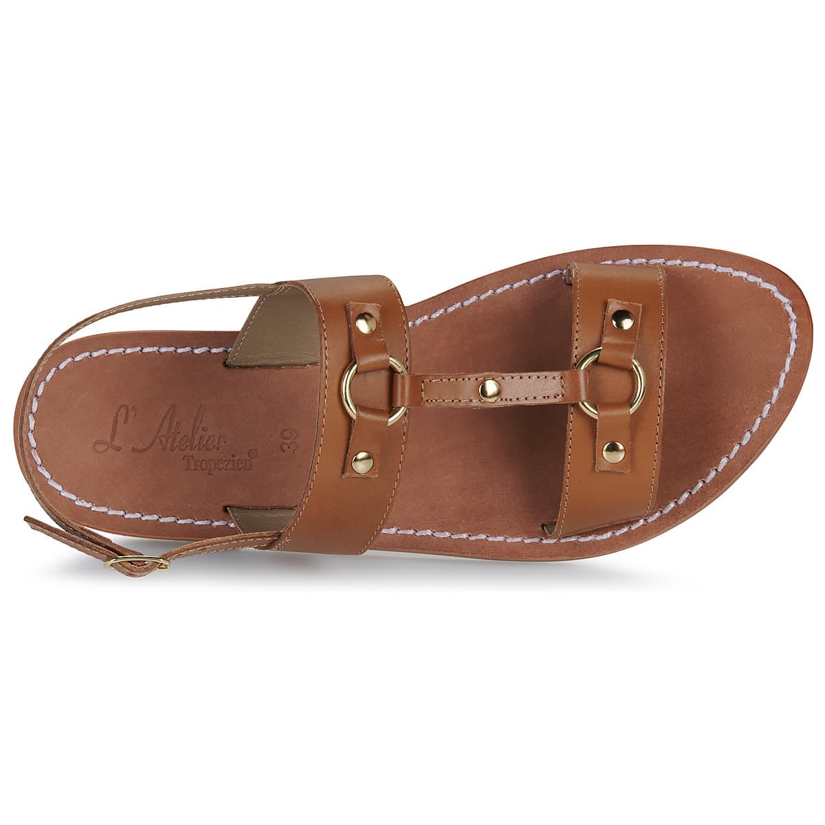 Women's Sandals L'Atelier Tropézien Brown