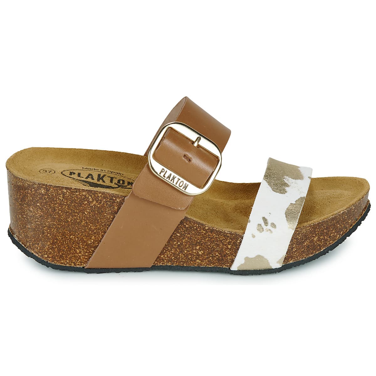 Women's Mules Plakton Brown