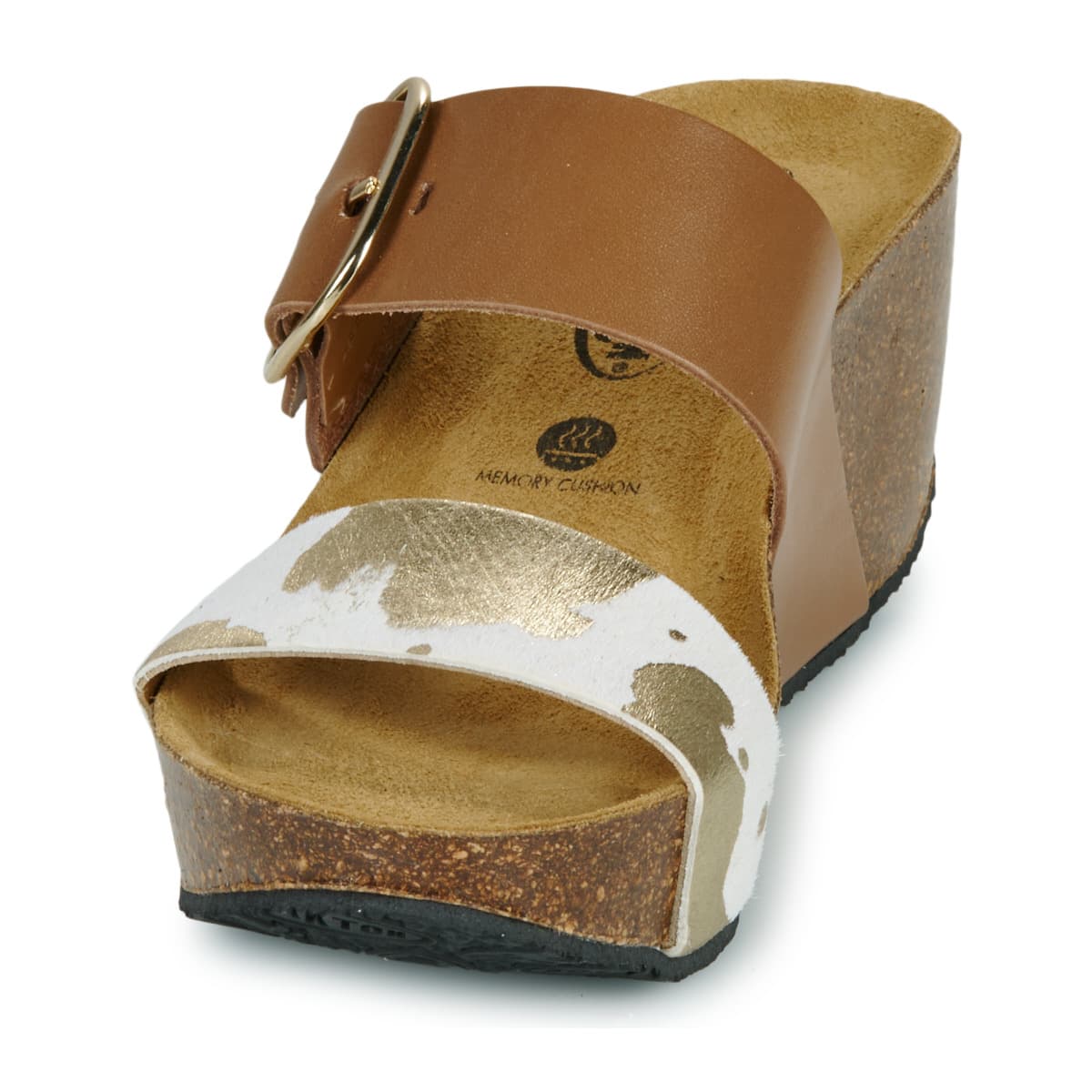 Women's Mules Plakton Brown