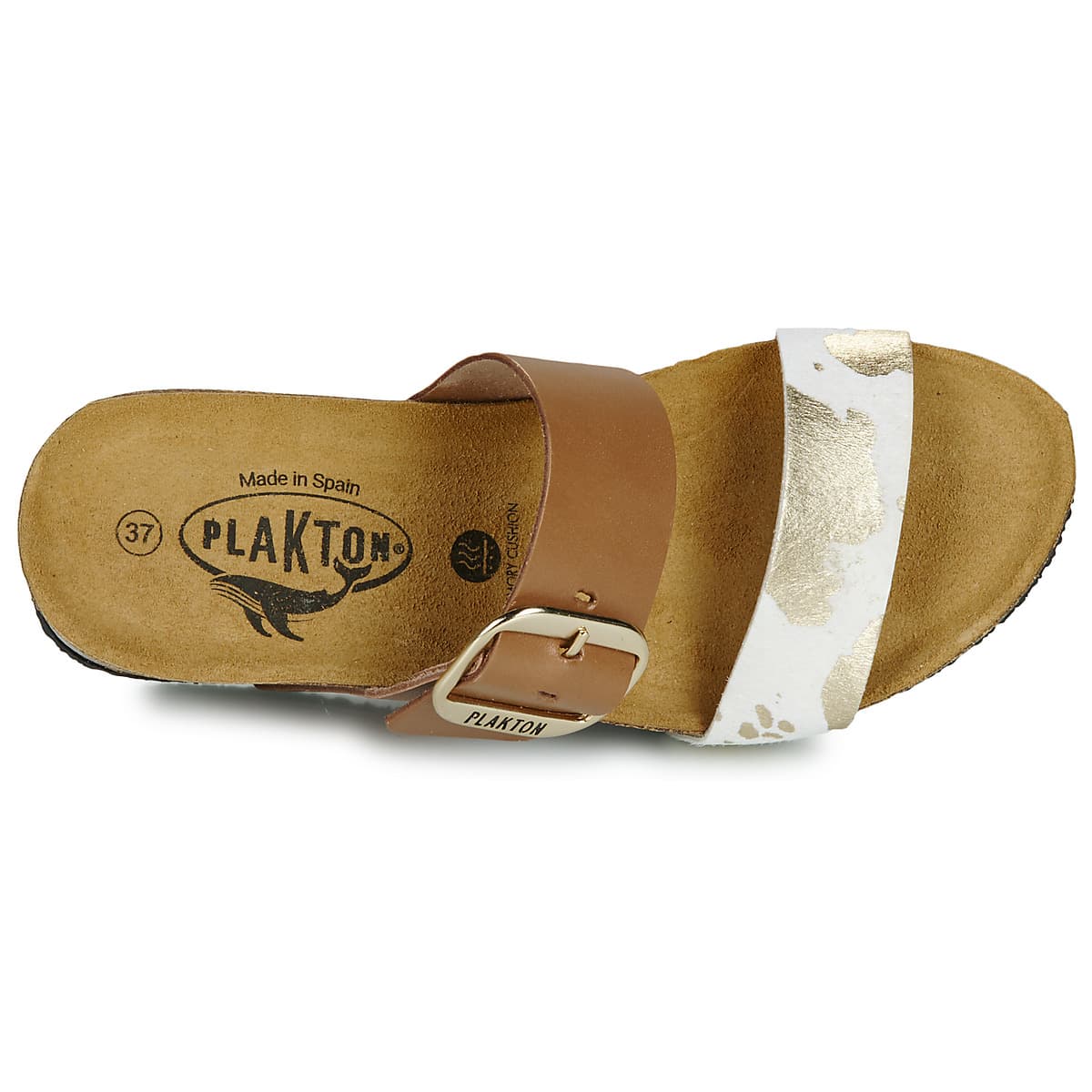 Women's Mules Plakton Brown