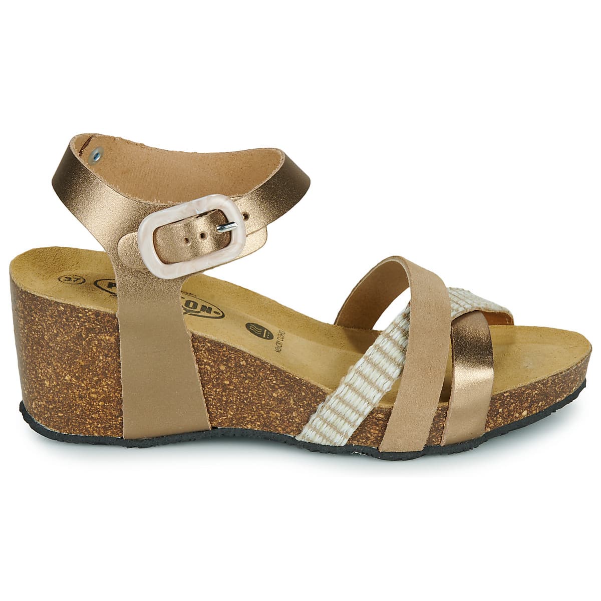 Women's Platforms Plakton Gold