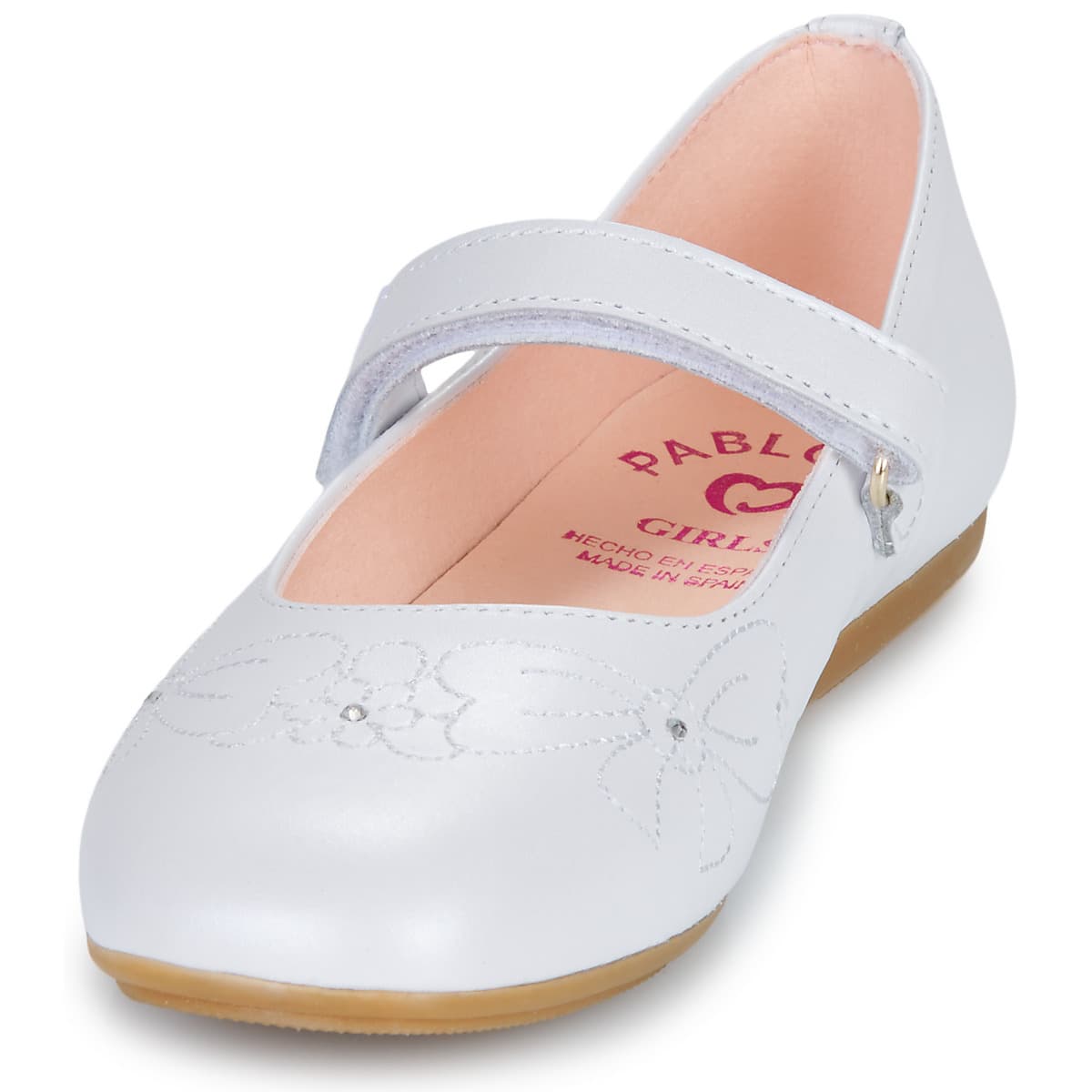 Women's Ballet Flats Pablosky White