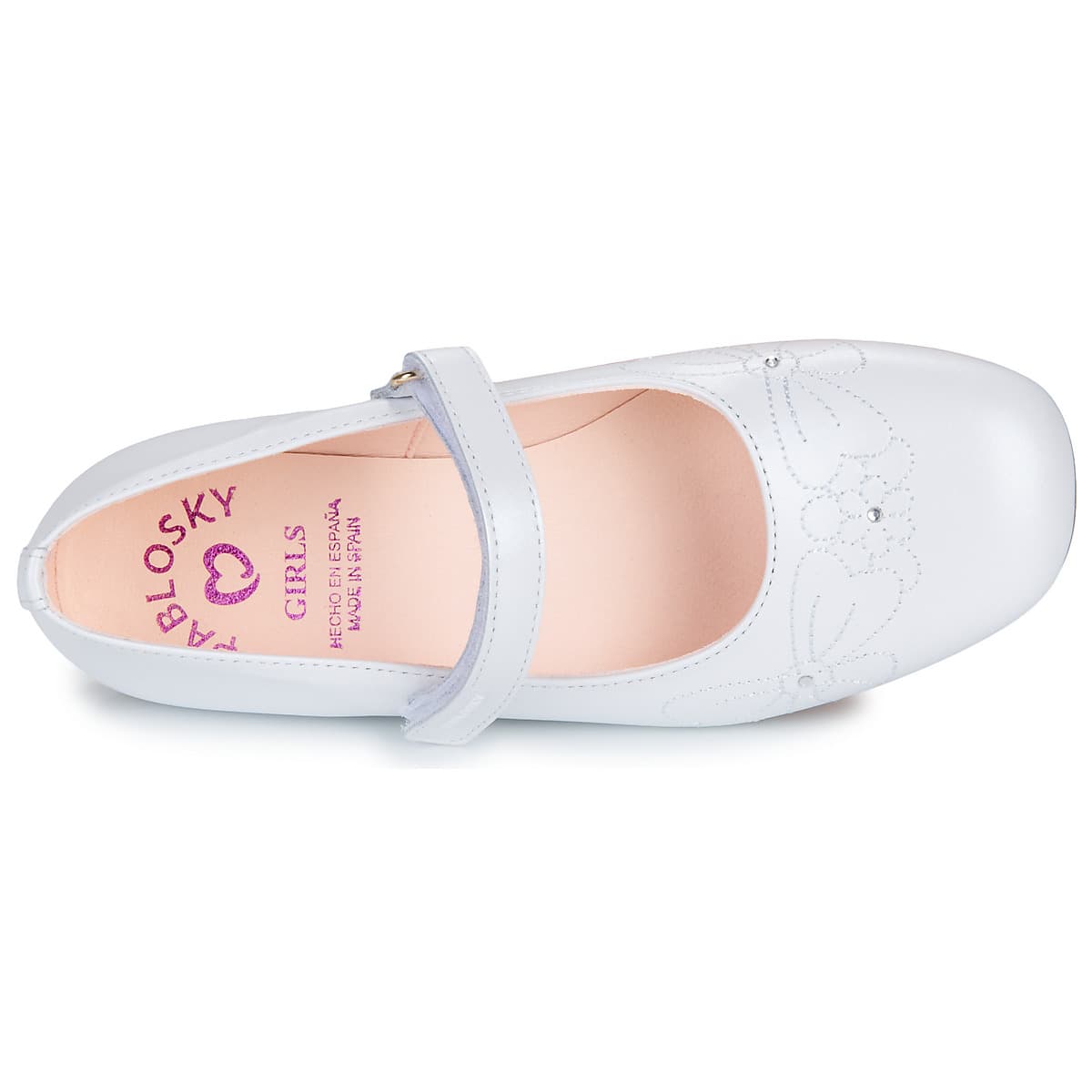 Women's Ballet Flats Pablosky White